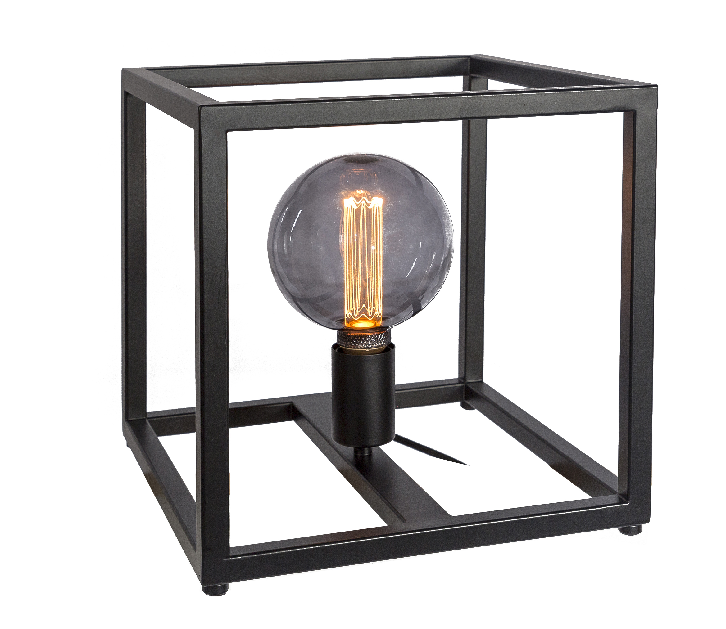 Table lamp steel black