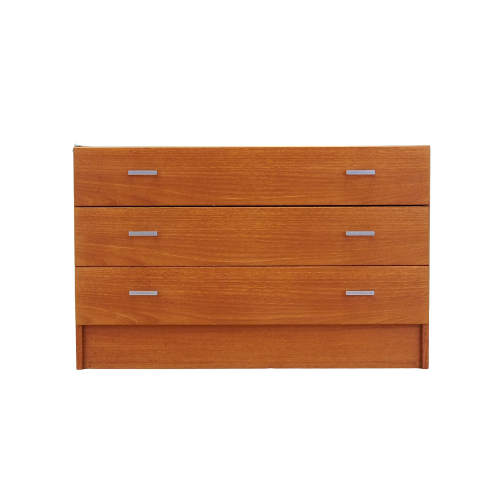 Vintage chest of drawers teak brown 1990s