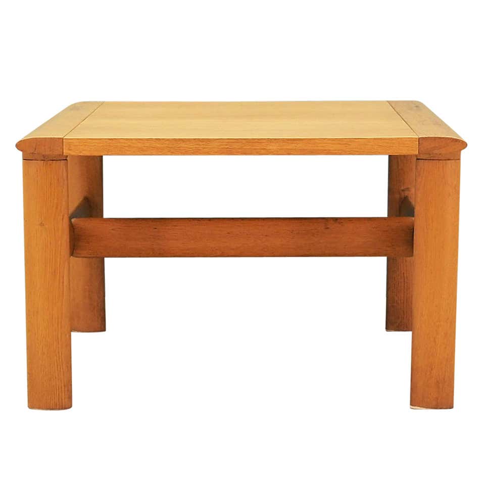 Vintage Coffee Table Wood Brown 1960s