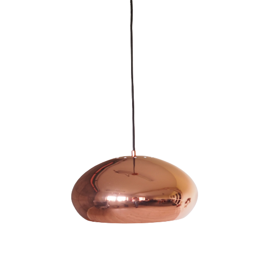 Vintage Pendant Lamp Metal Pink 1990s