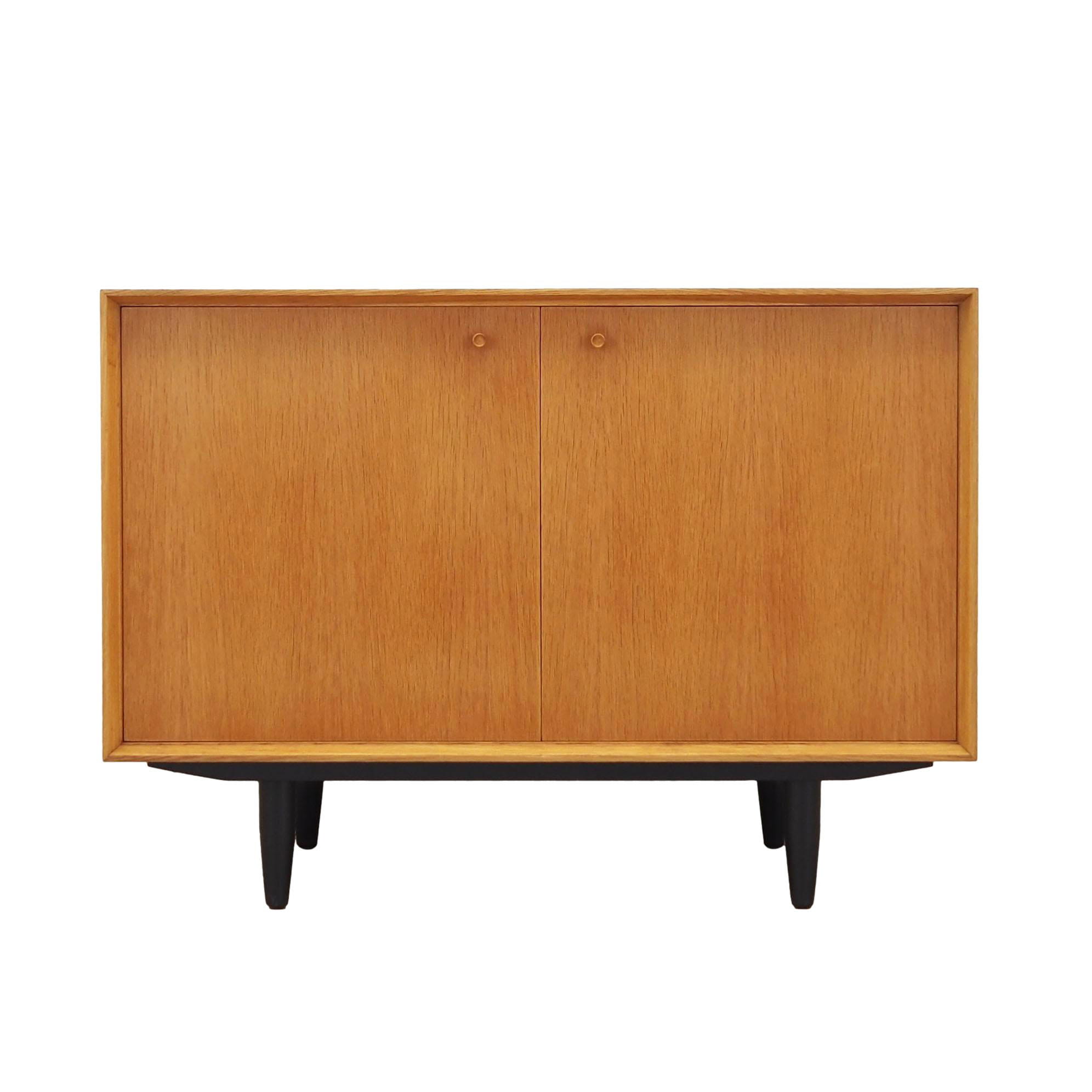 Vintage cabinet wood beige 1970s