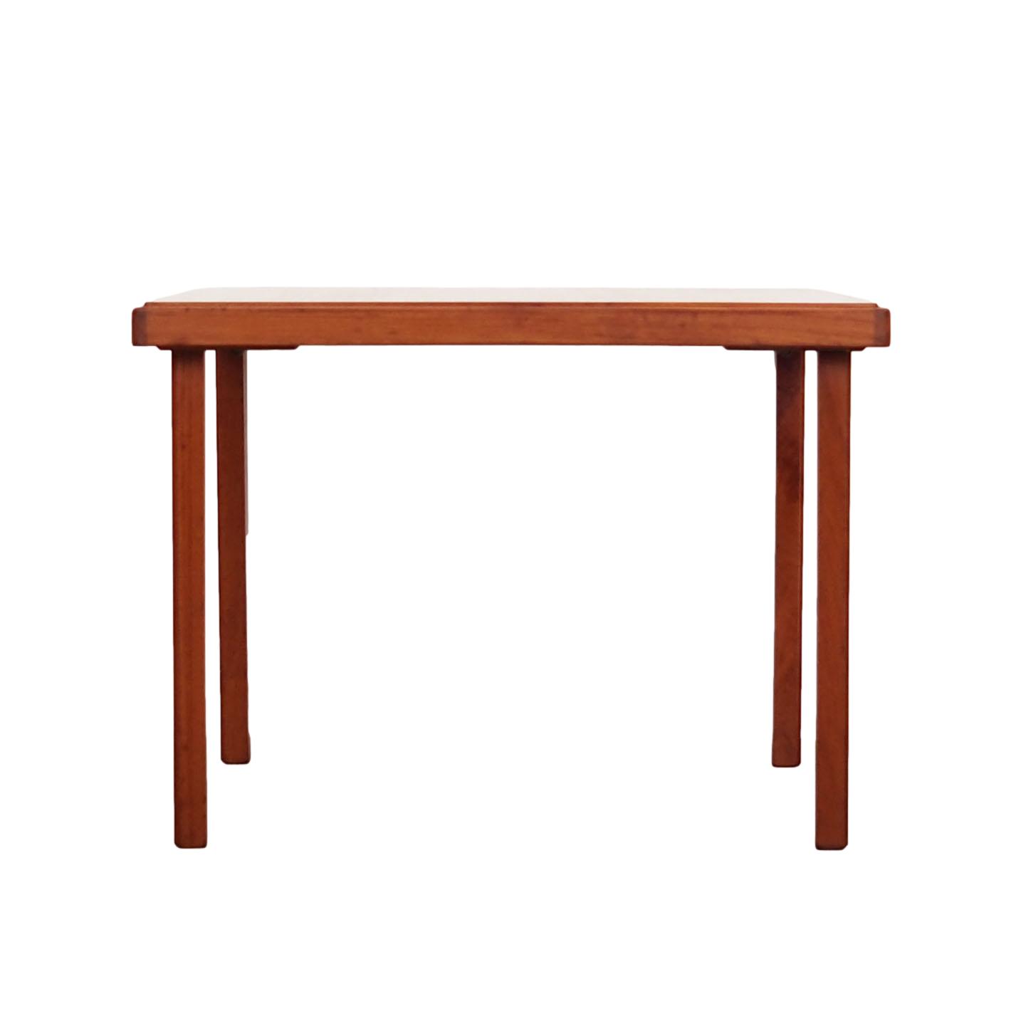 Vintage side table teak brown 1970s