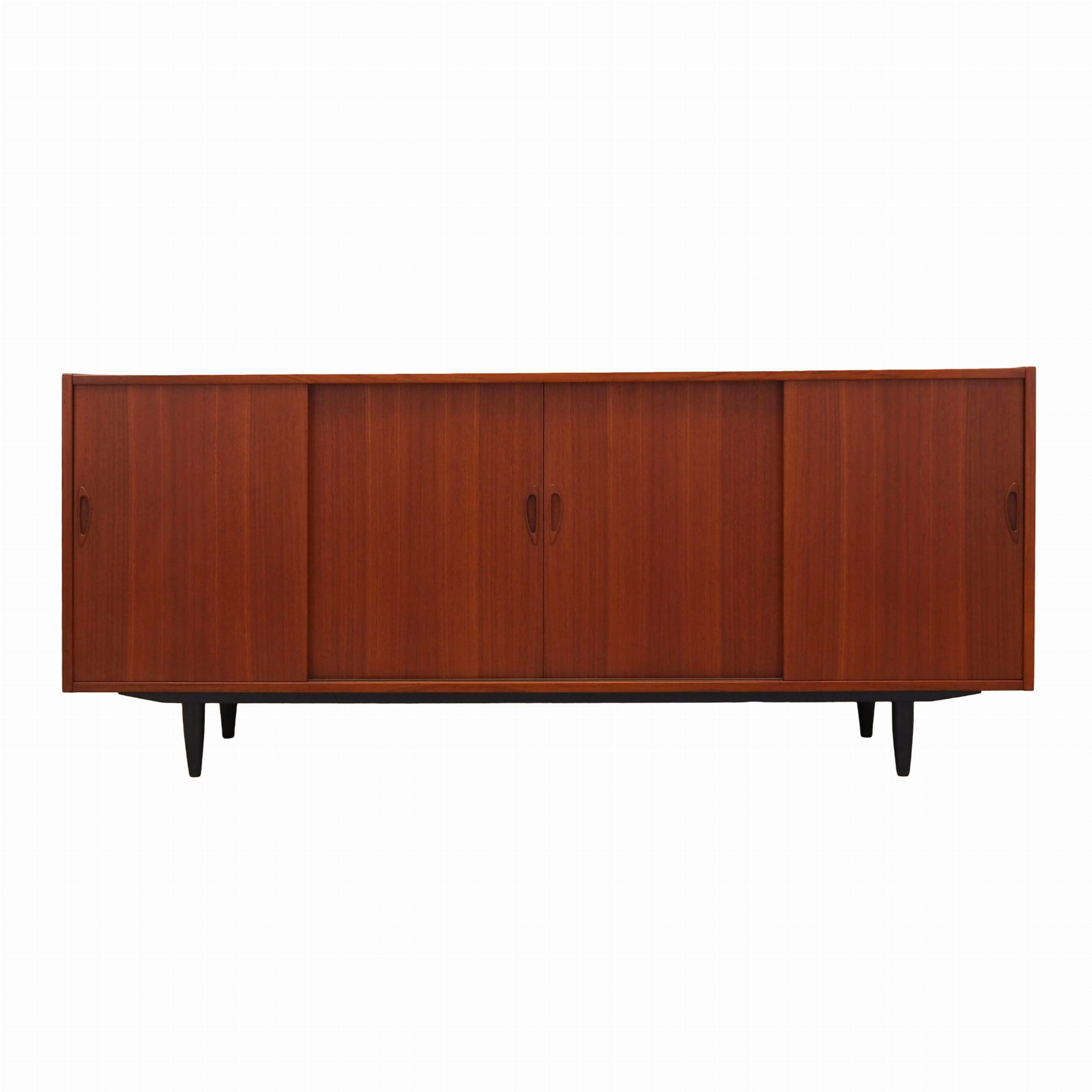 Vintage Sideboard Teakholz Braun 1970er Jahre