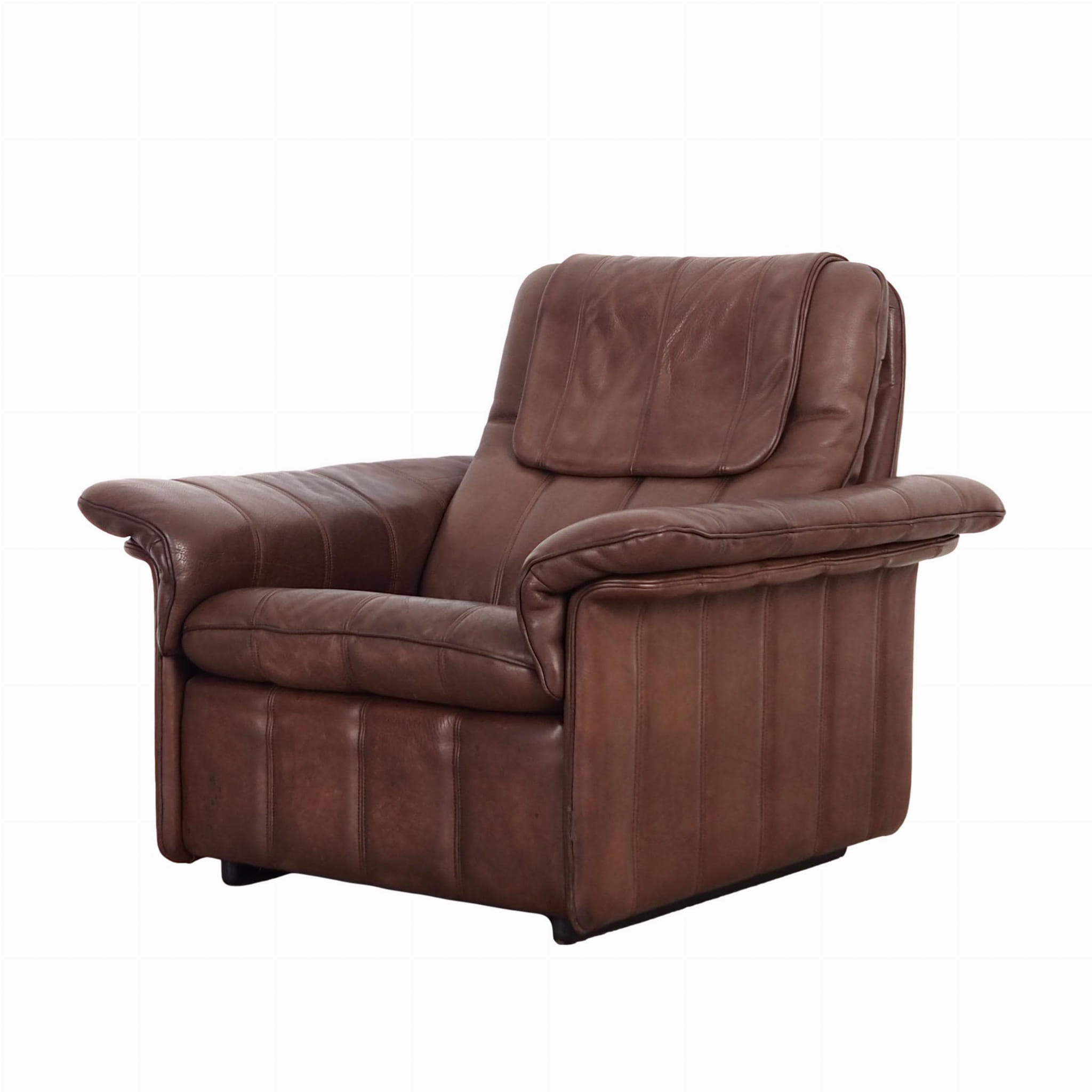 Armchair Leather Brown 1970s