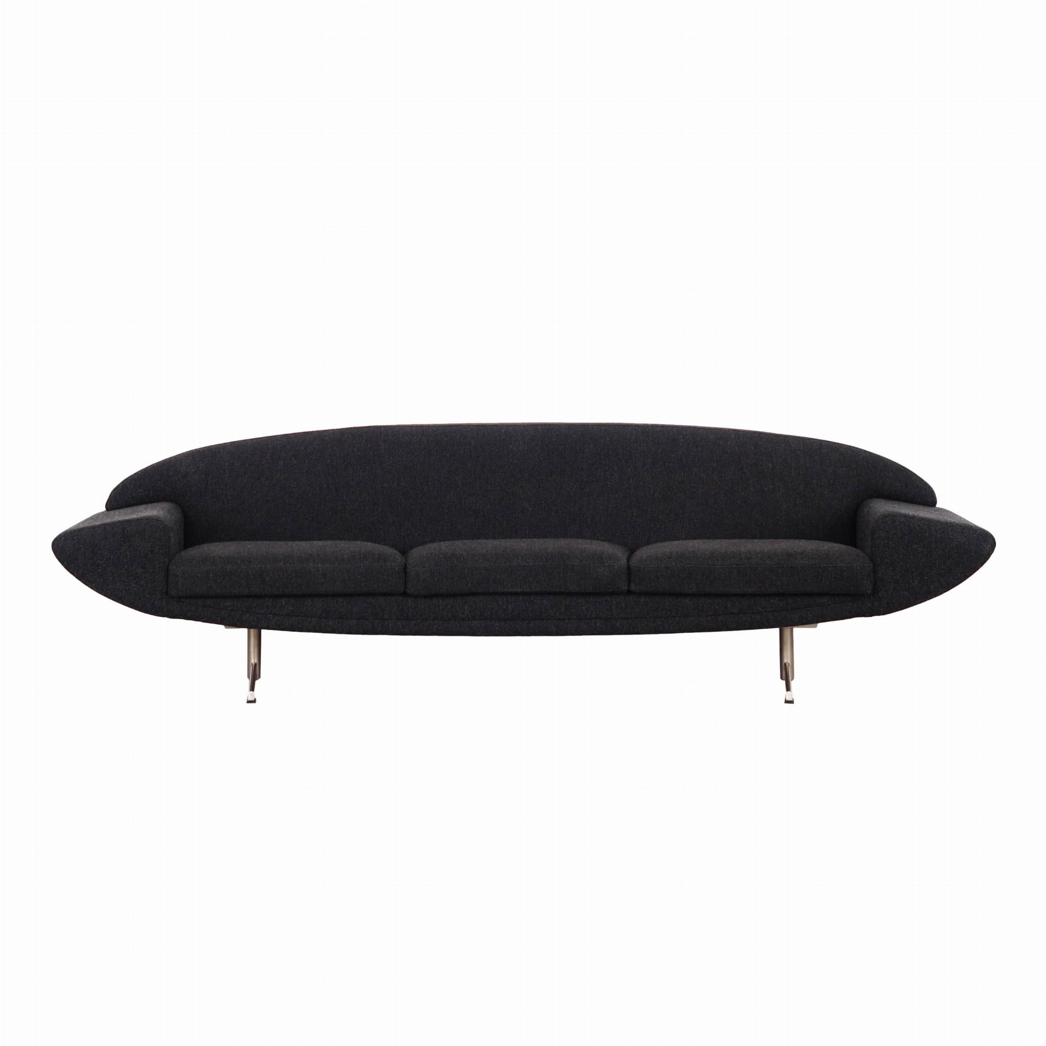 Capri Sofa Fabric Graphite 1960s