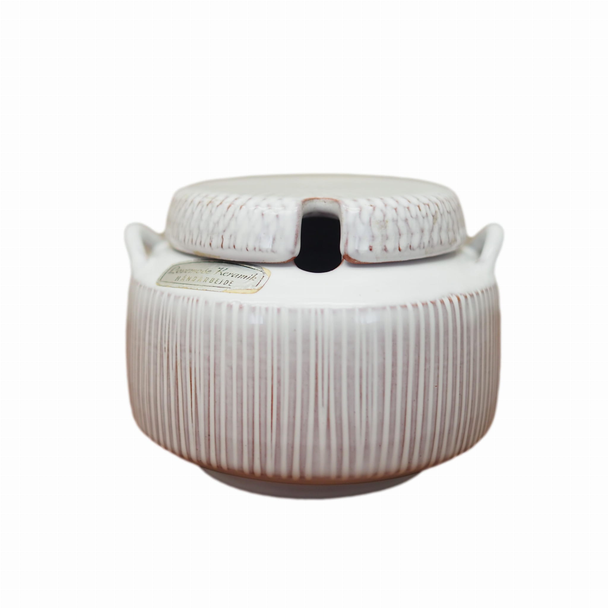 Vintage sugar bowl ceramic 1970s