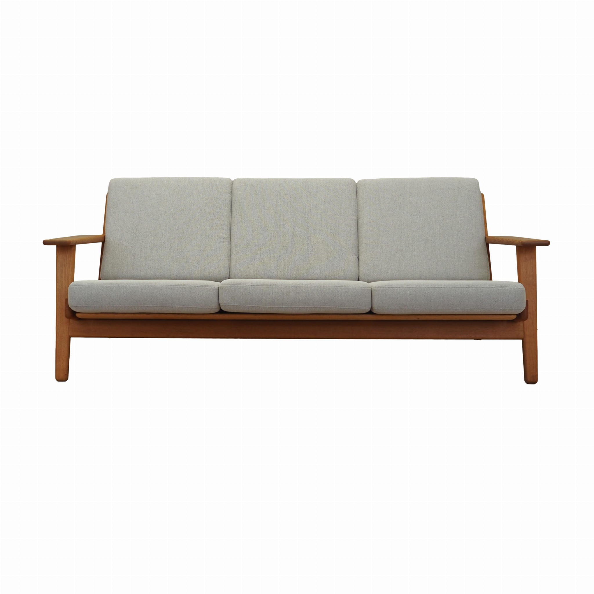 Divano in legno grigio anni '60