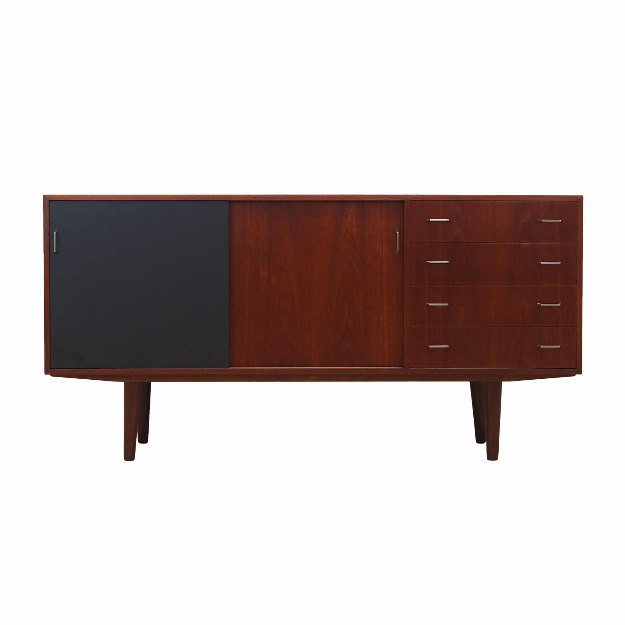 Vintage Cassettiera Teak Marrone Anni '60