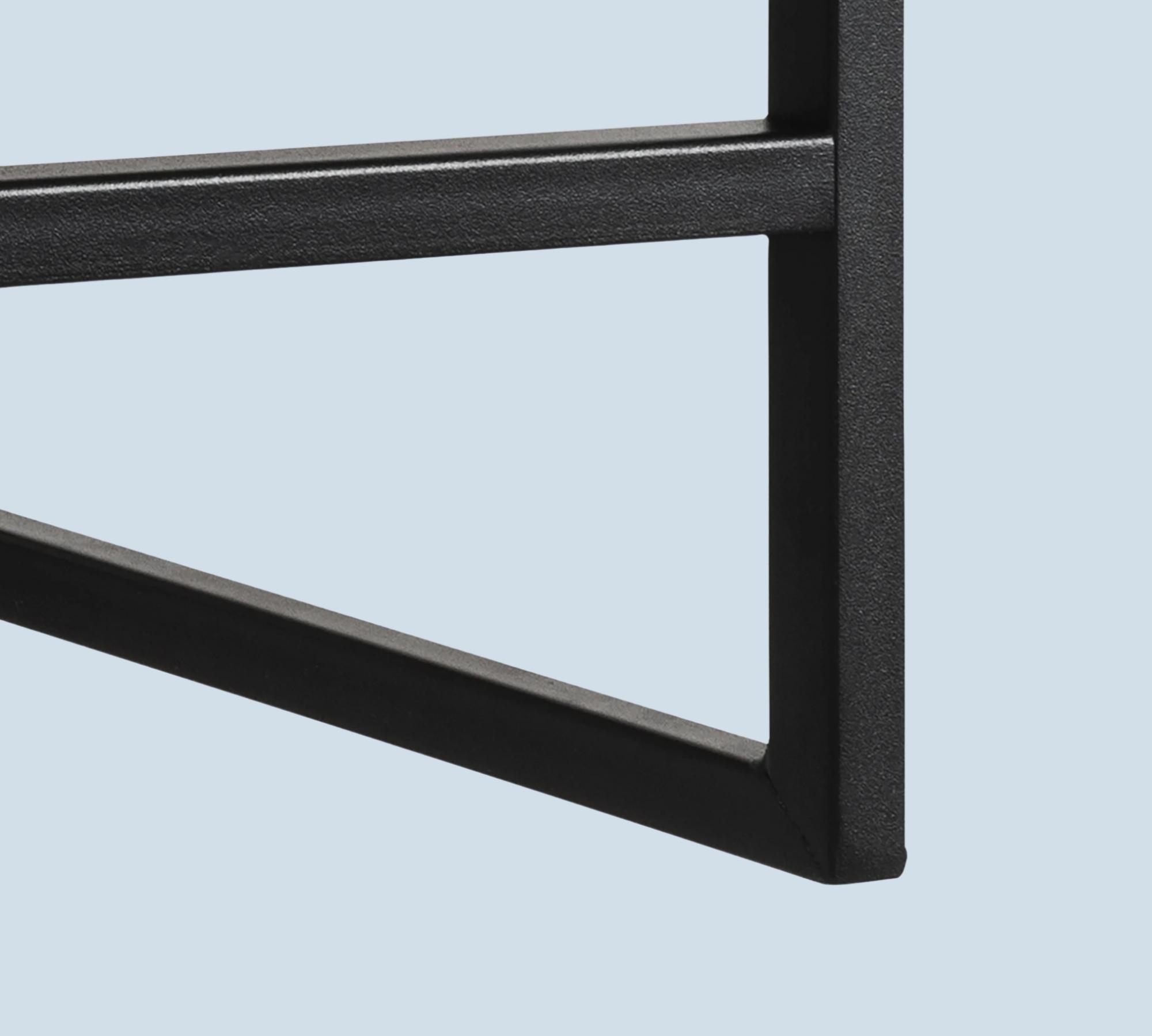 Wandgarderobe Wildeichendekor Braun