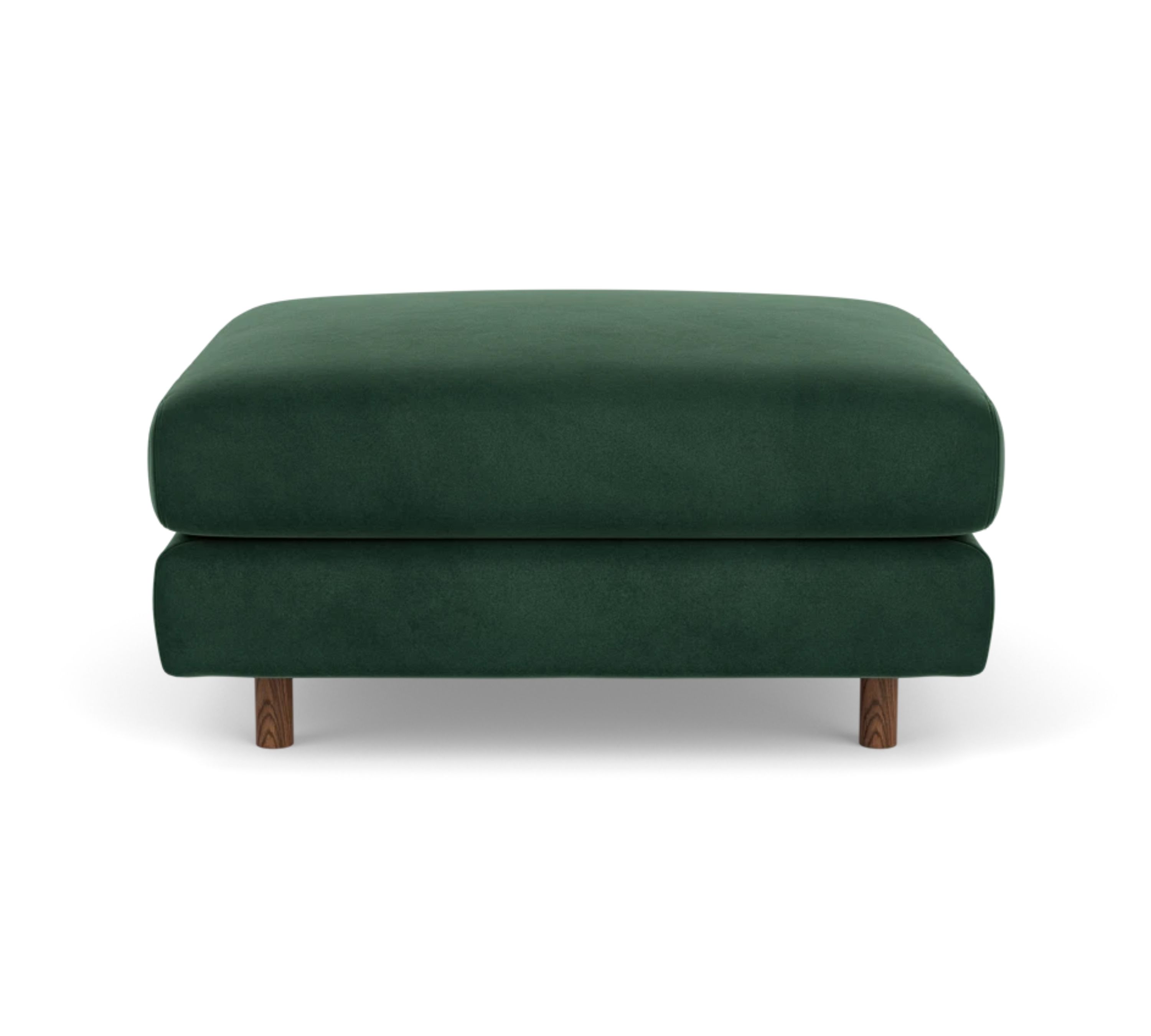Douglas Pouf Velluto Lux Dark Green