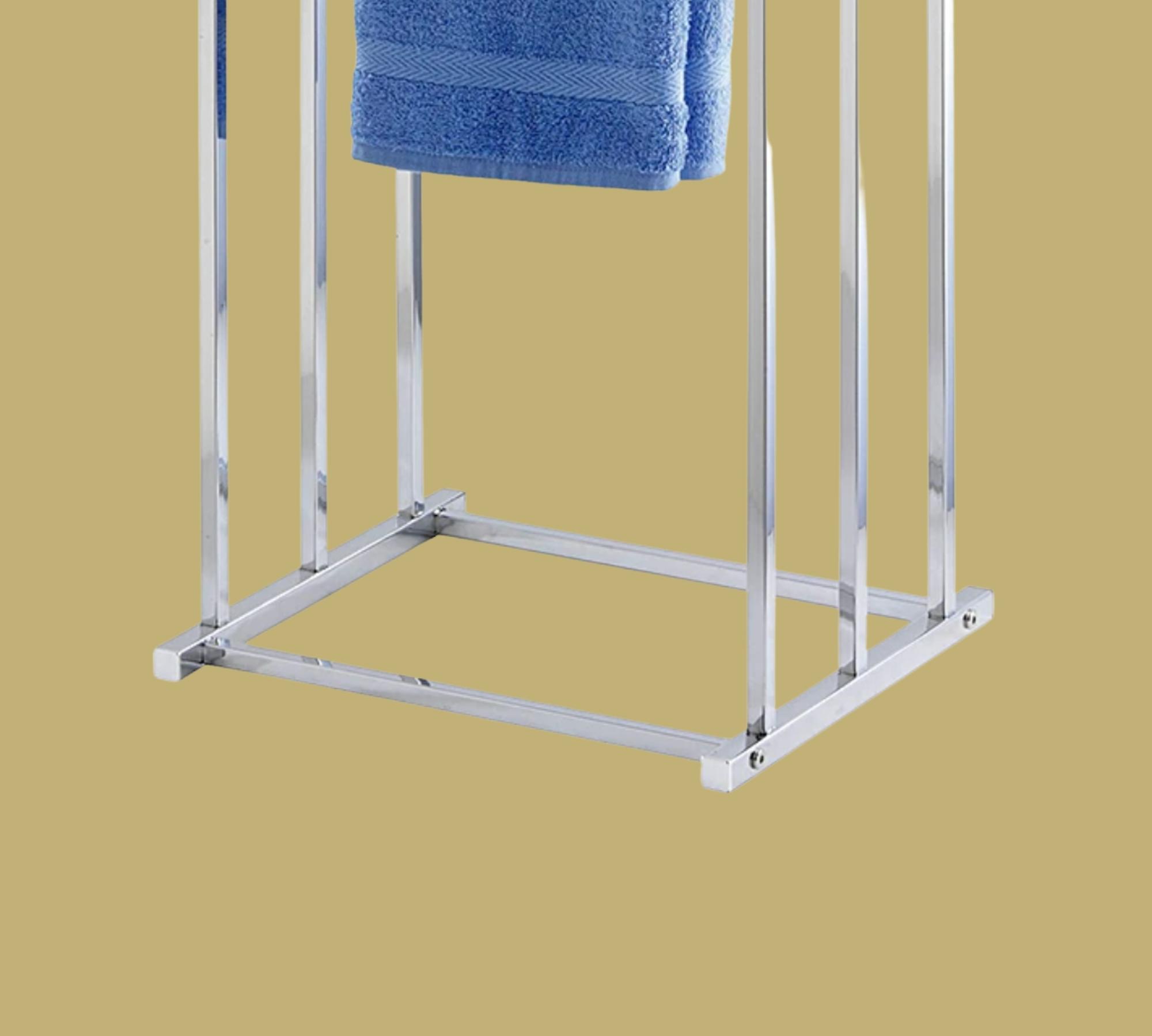 Handtuchständer Chrom Silber