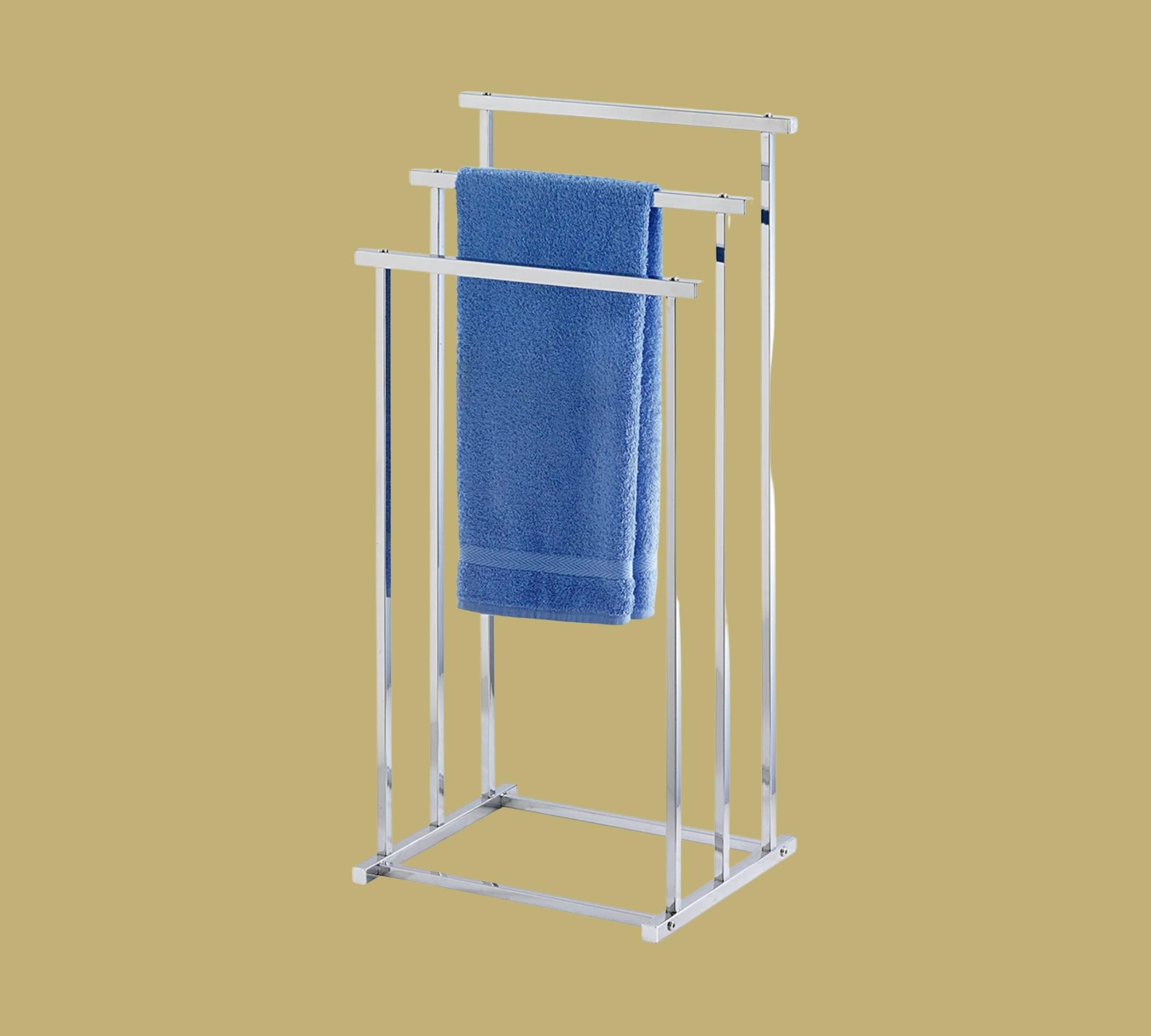 Handtuchständer Chrom Silber