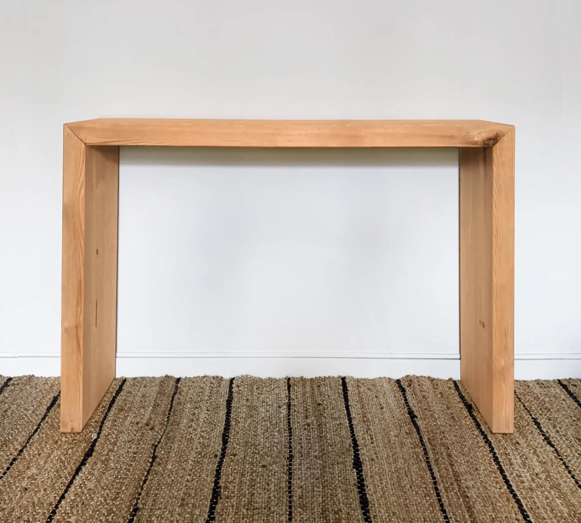 Konsolentisch Kiefernholz Sand