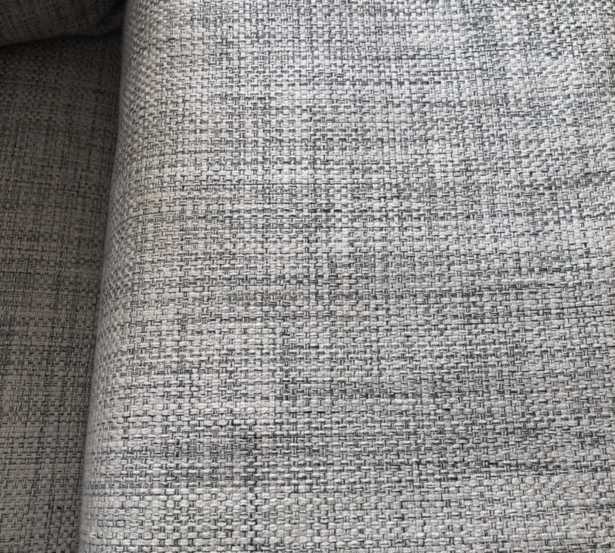 Sofa Chaise Longue Left Textile Steel Grey
