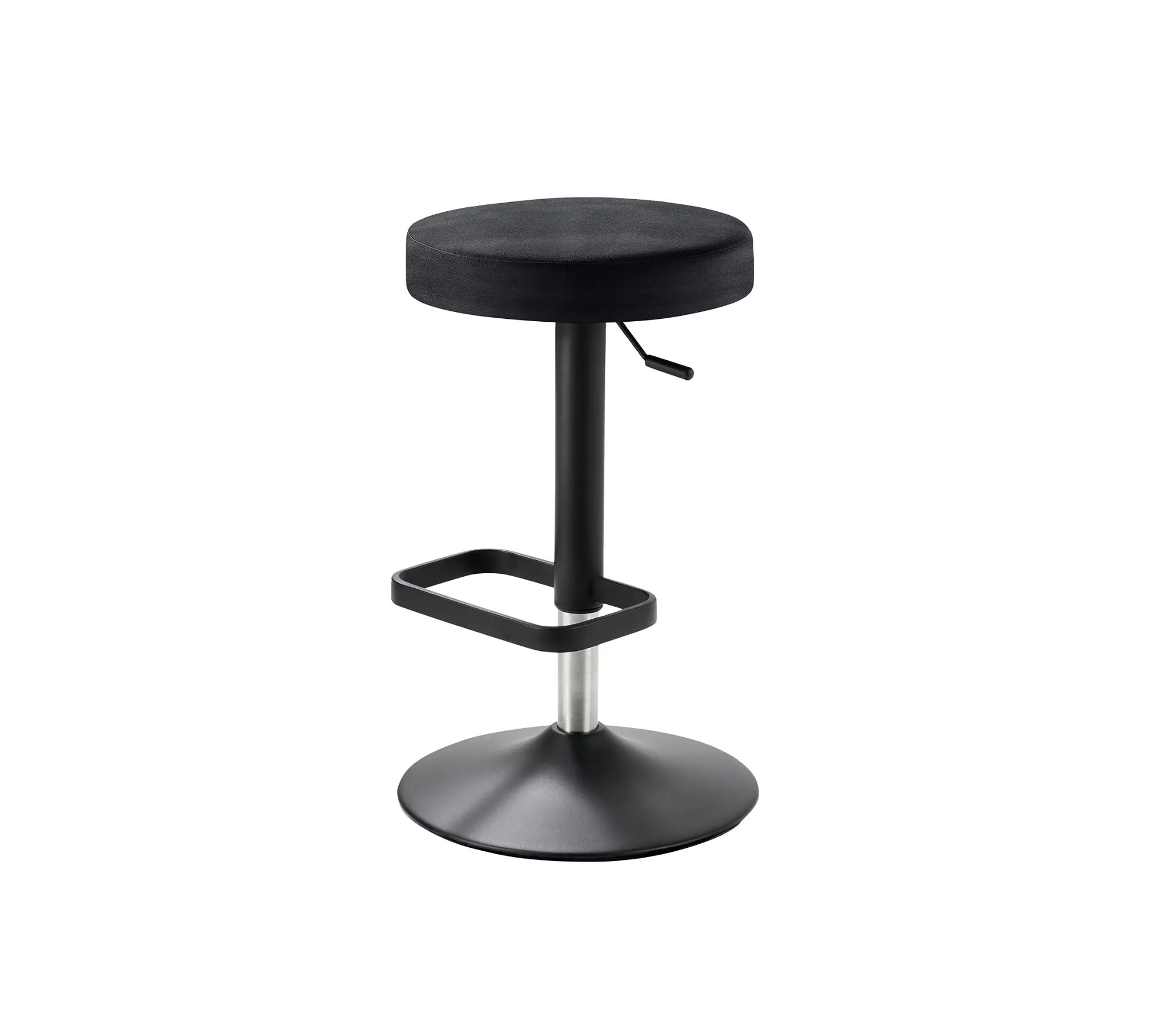 Bar stool Steel Polyester Black