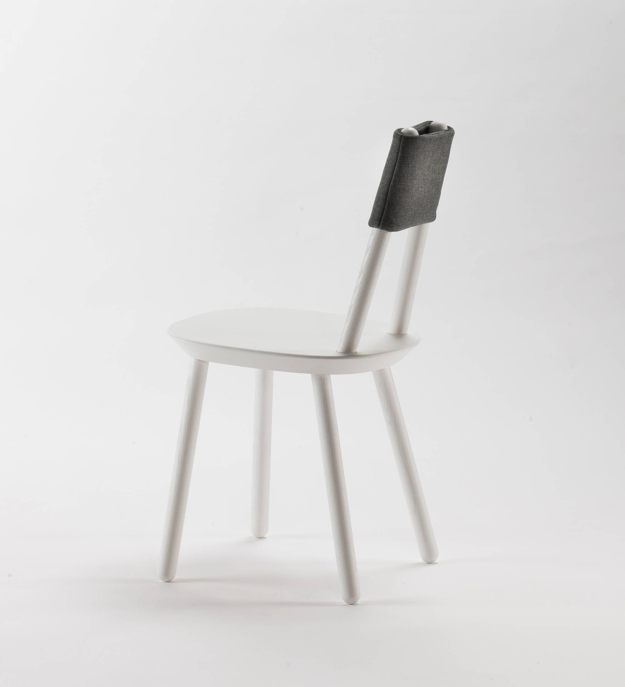 Naive Chair Ash Wood White