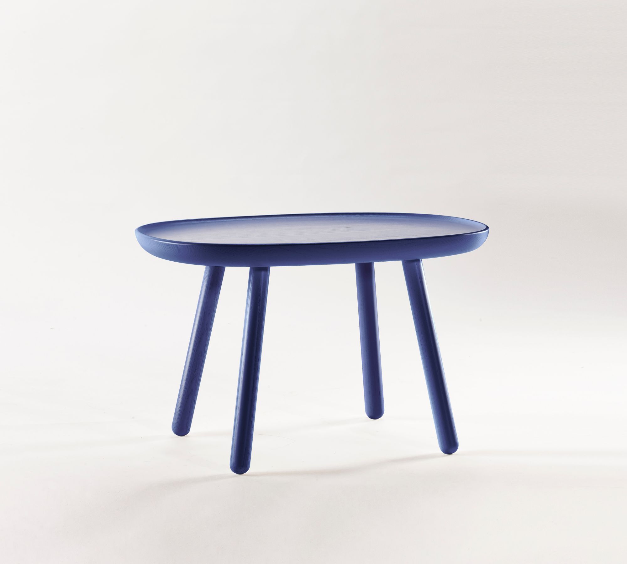 Naïve Beistelltisch Esche Blau