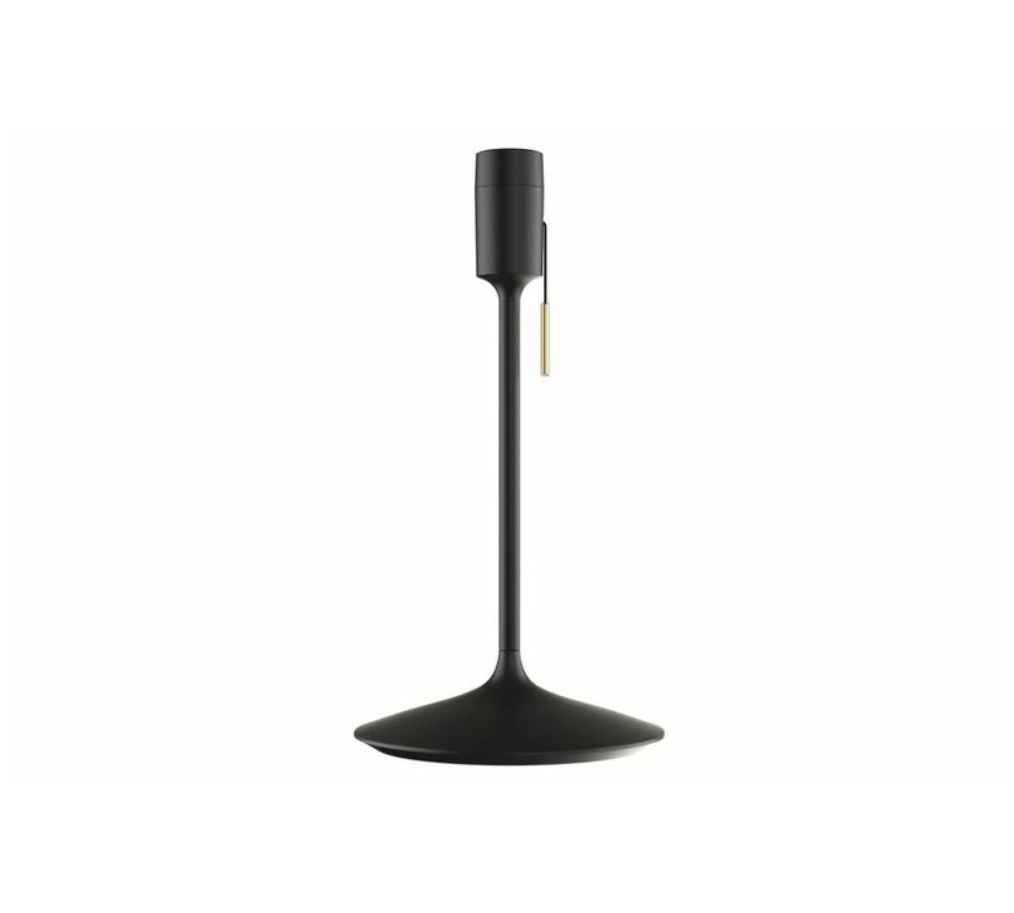 Champagne Table Lamp Base Metal Black