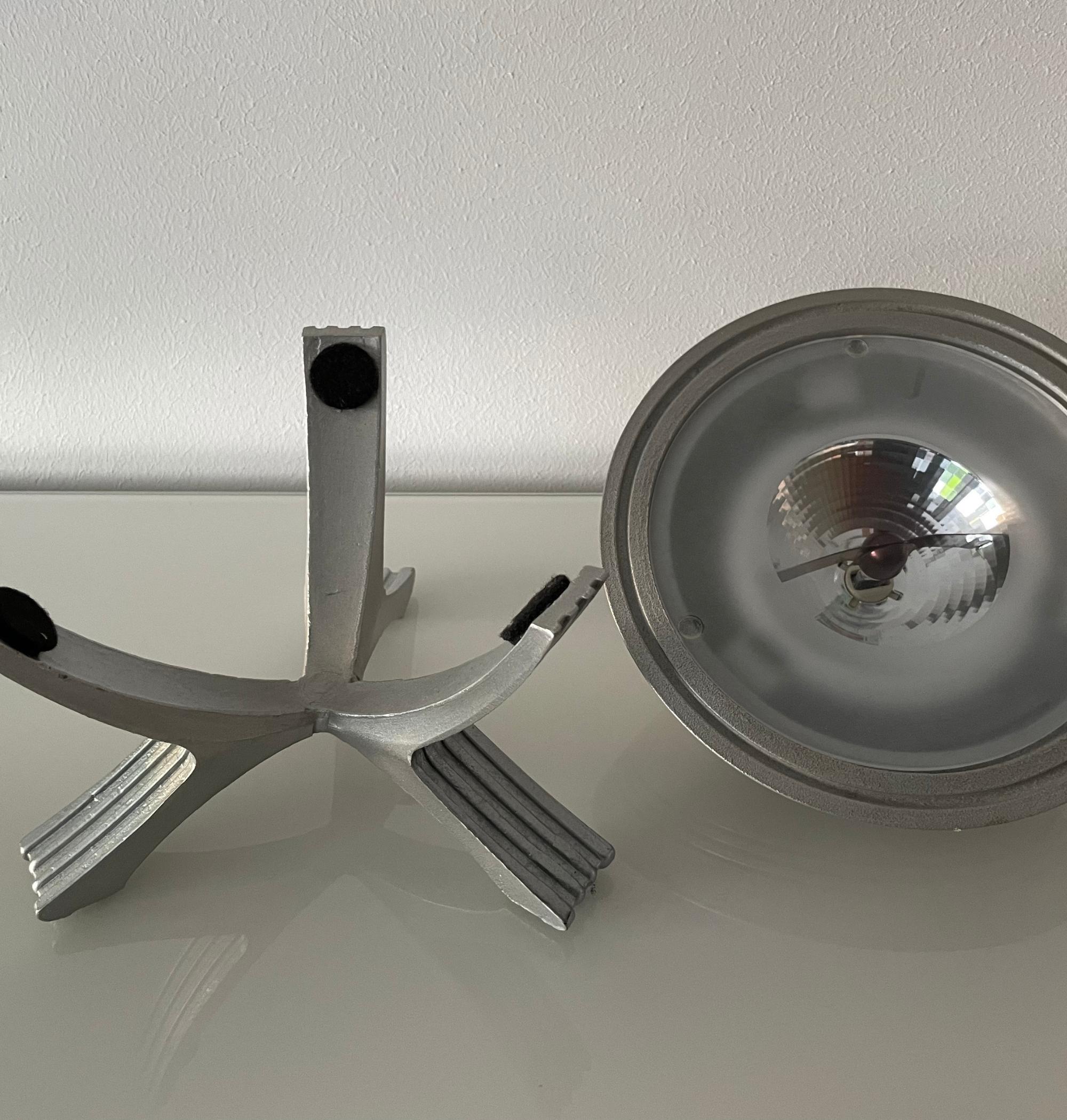 3x Reflektorlampe Olympia Lätizia aus massivem Aluminium 