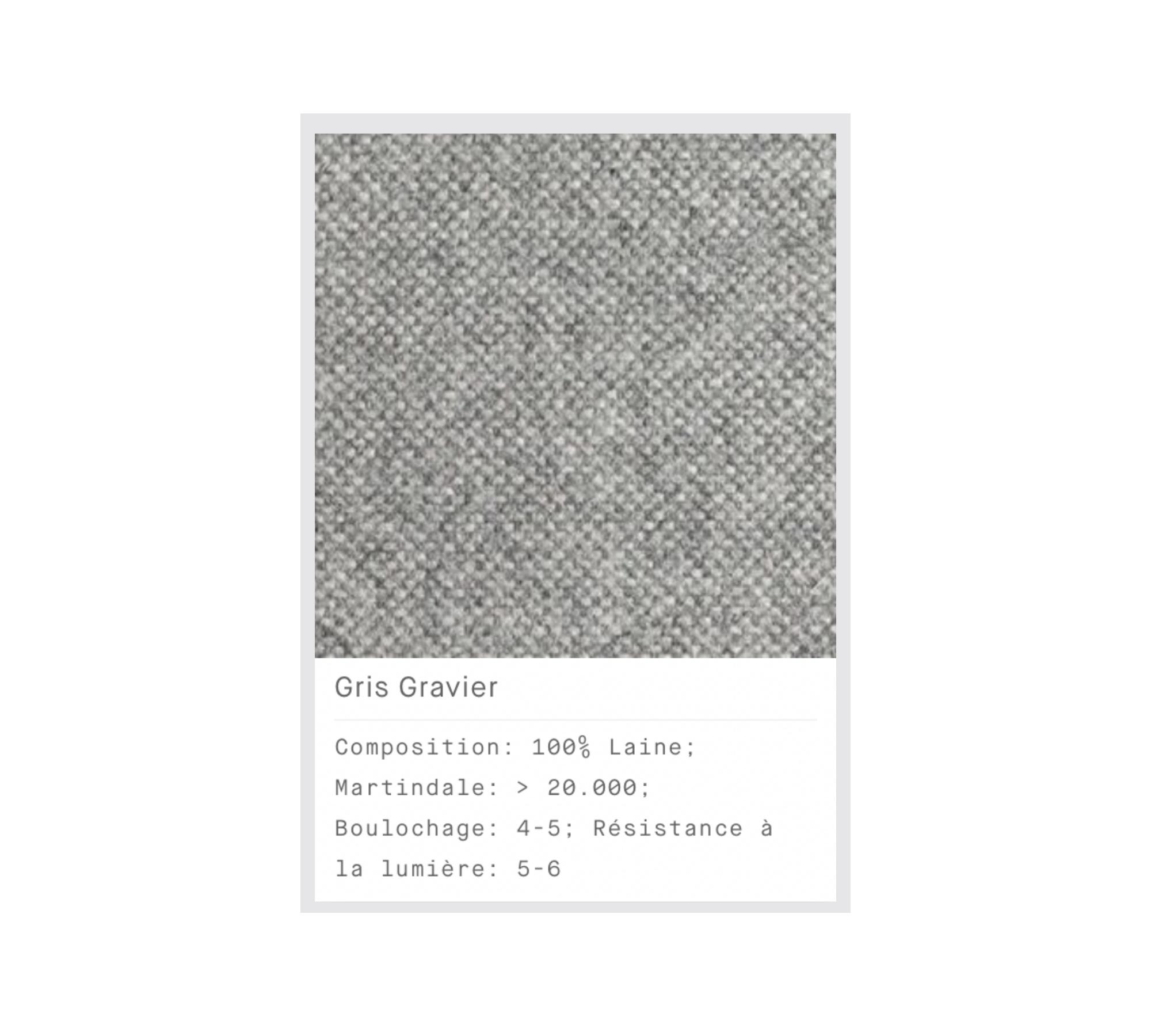 Pyllow Sofa 2-Sitzer Kiesgrau meliert 100% natürliche Wolle