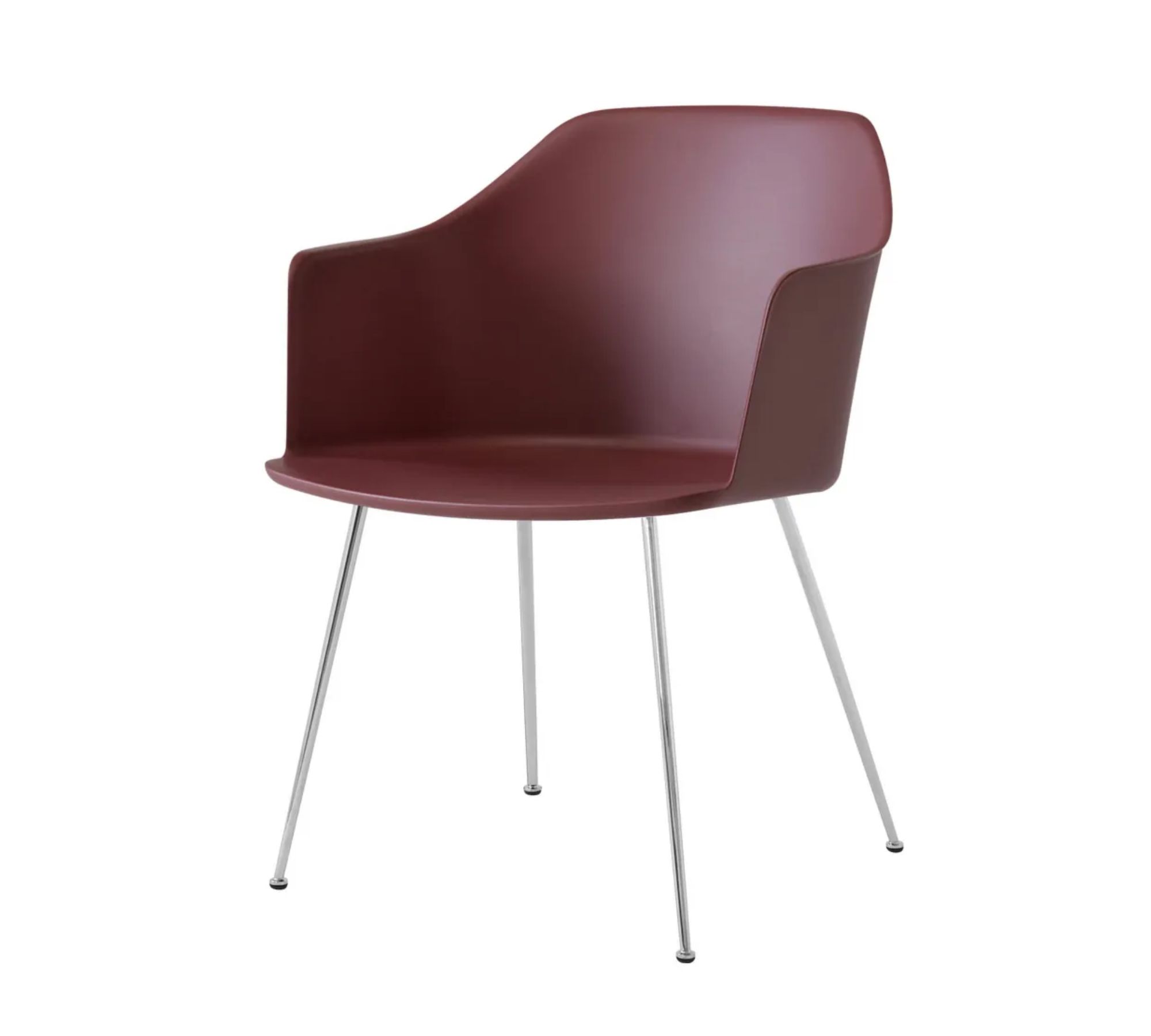 Rely HW33 Armchair Plastic Metal Red-brown