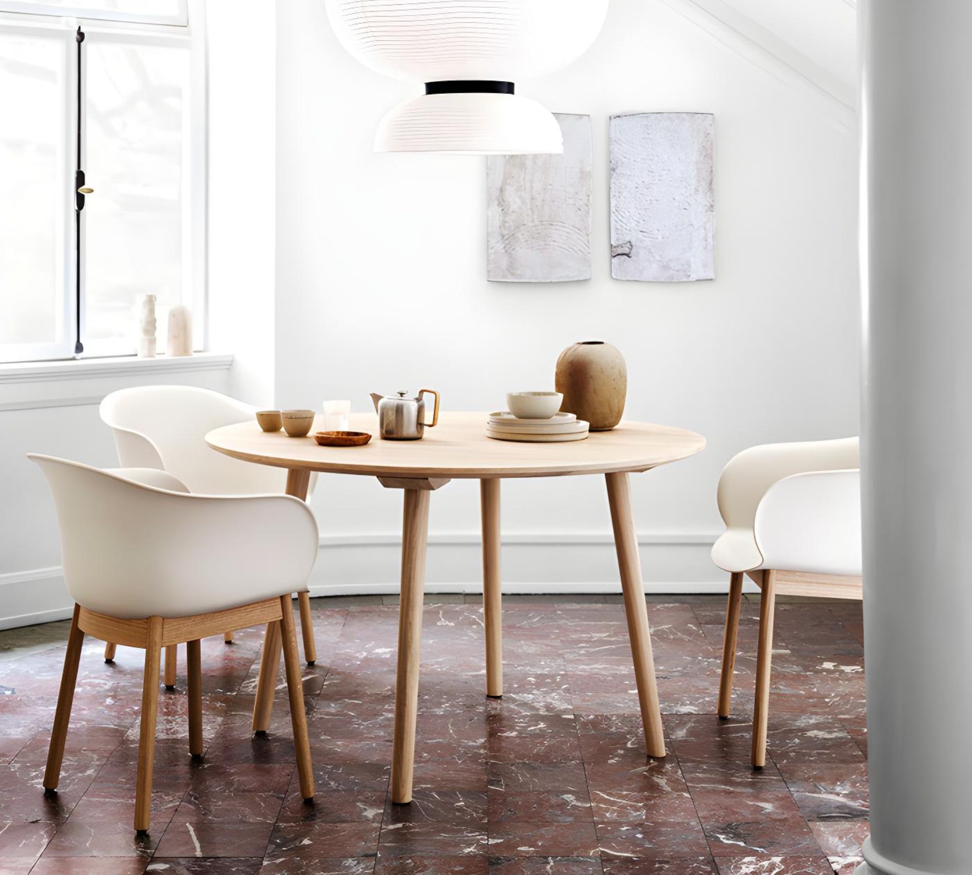 Elefy JH30 Armchair Plastic Wood Beige