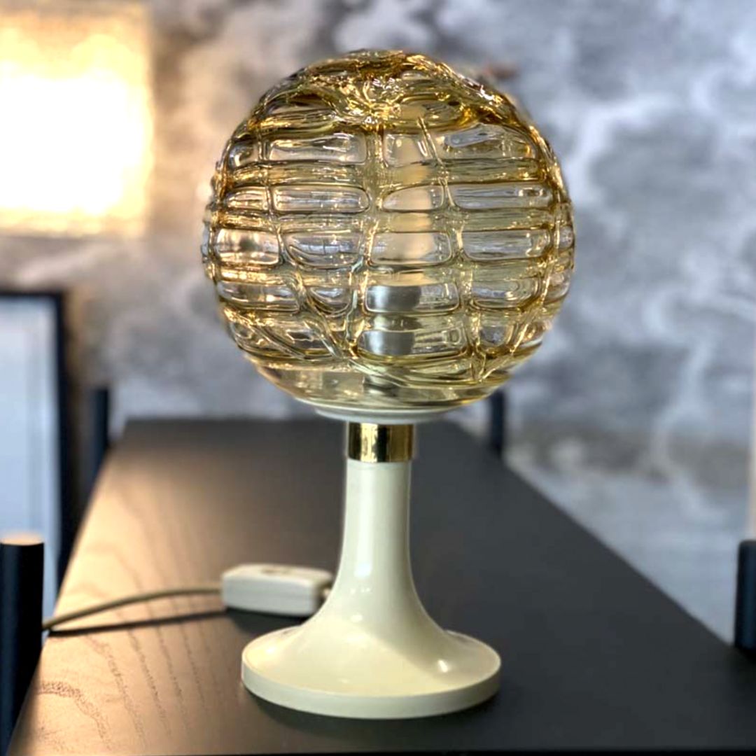 Bubble-Design Tischleuchte 1970er Jahre