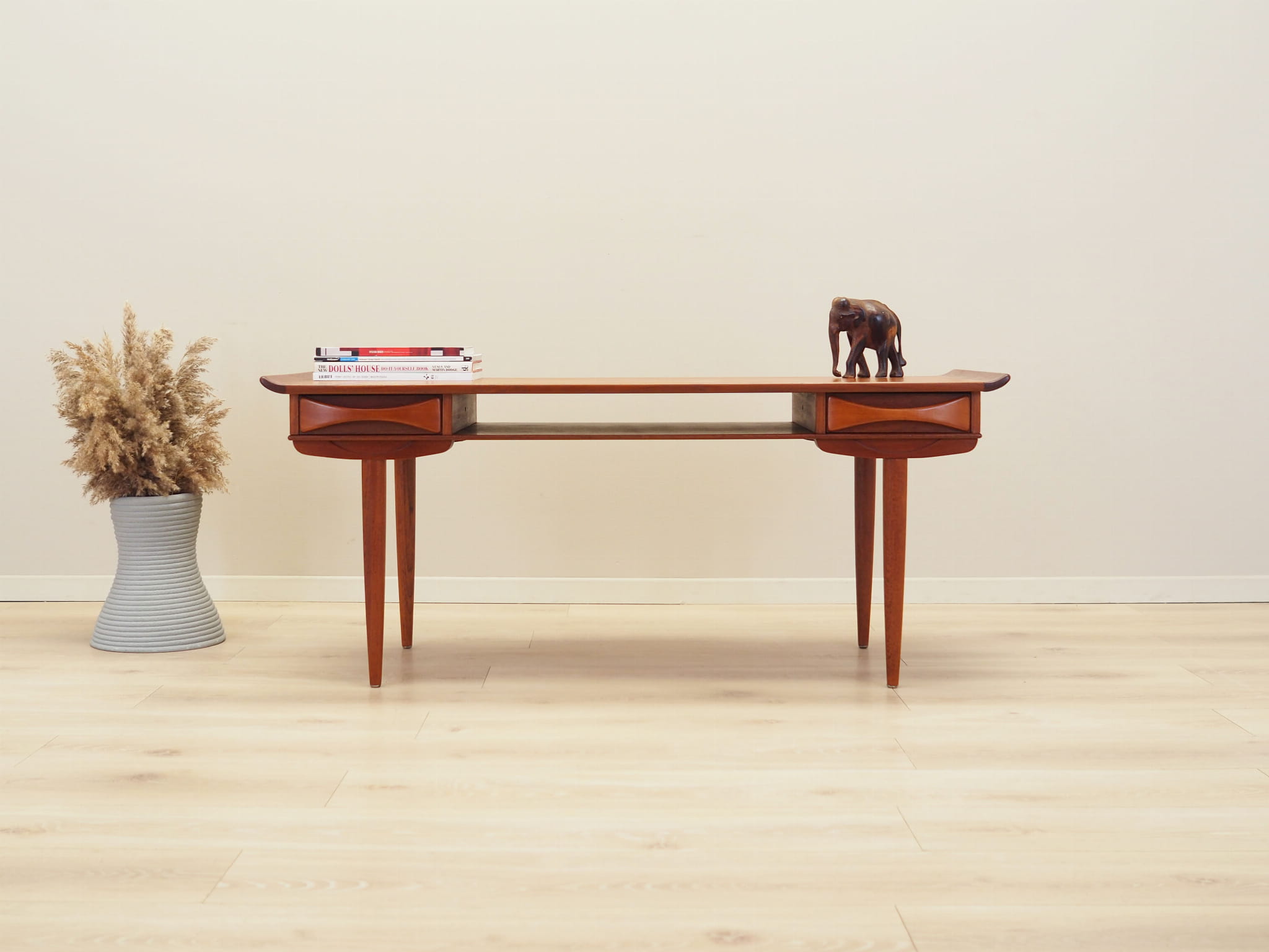 Vintage Coffee Table Teak Brown 1970s