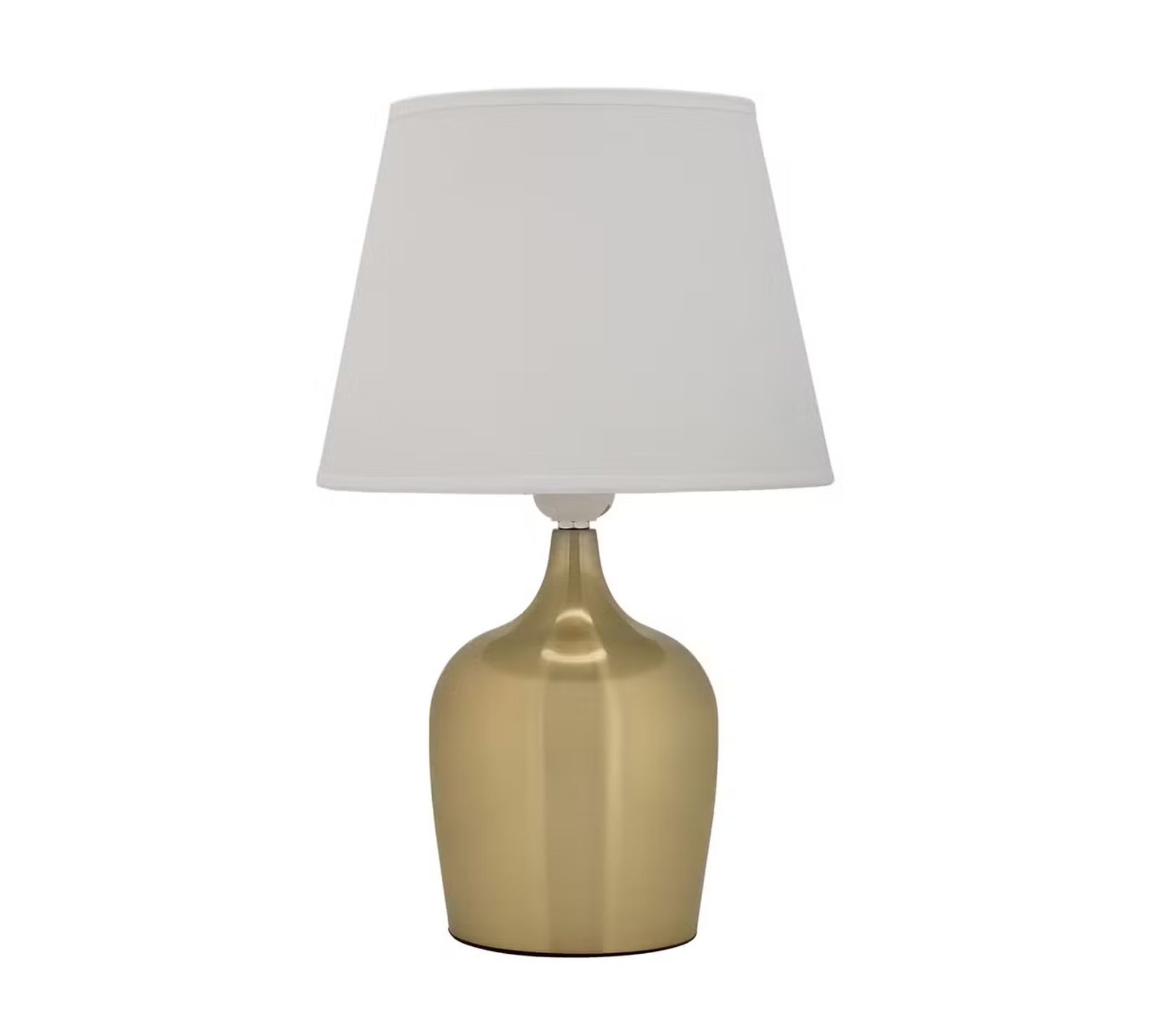 Table lamp 1-flame aluminum blended fabric