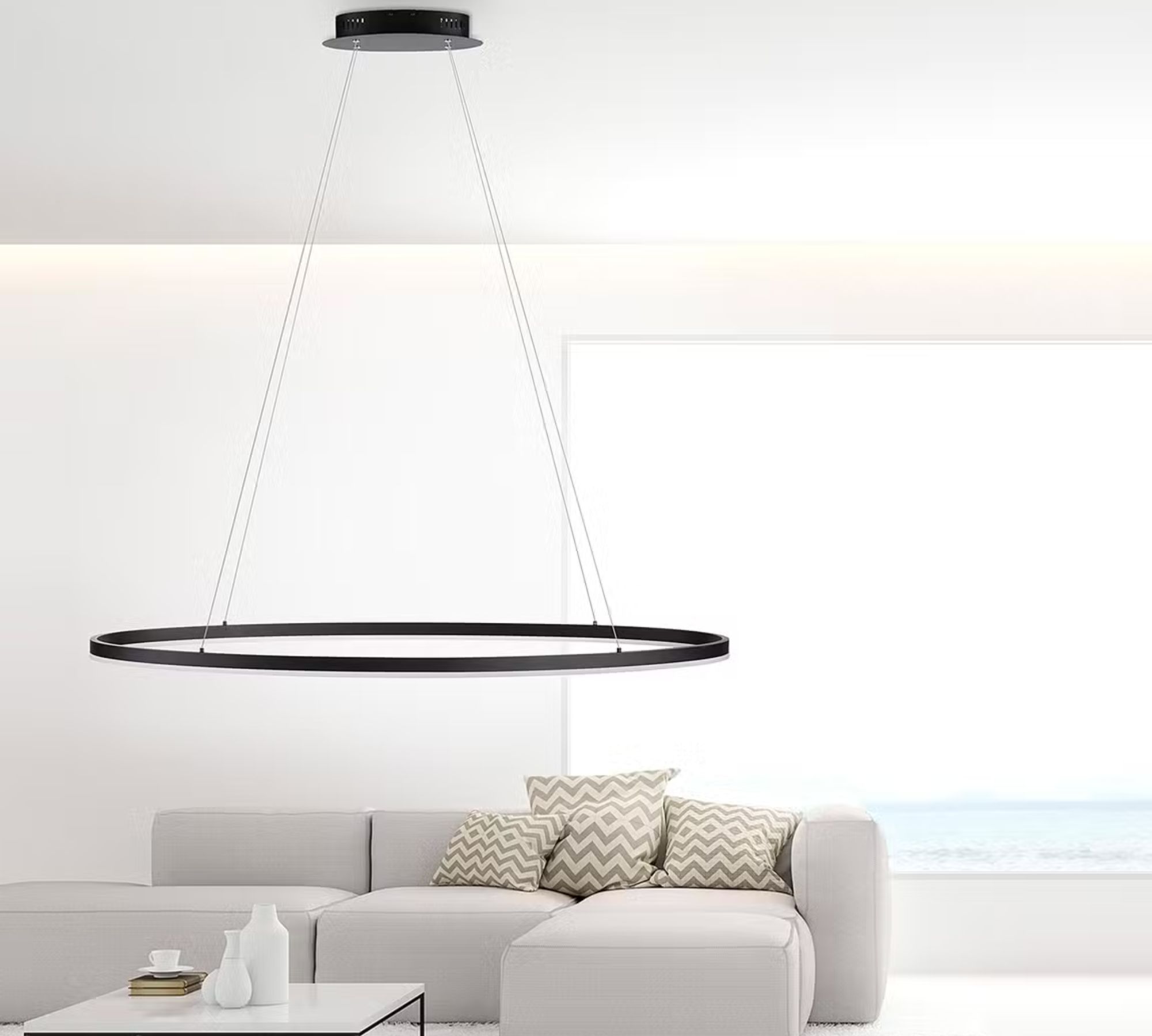 Pendant lamp LED 1-light Aluminum Plastic