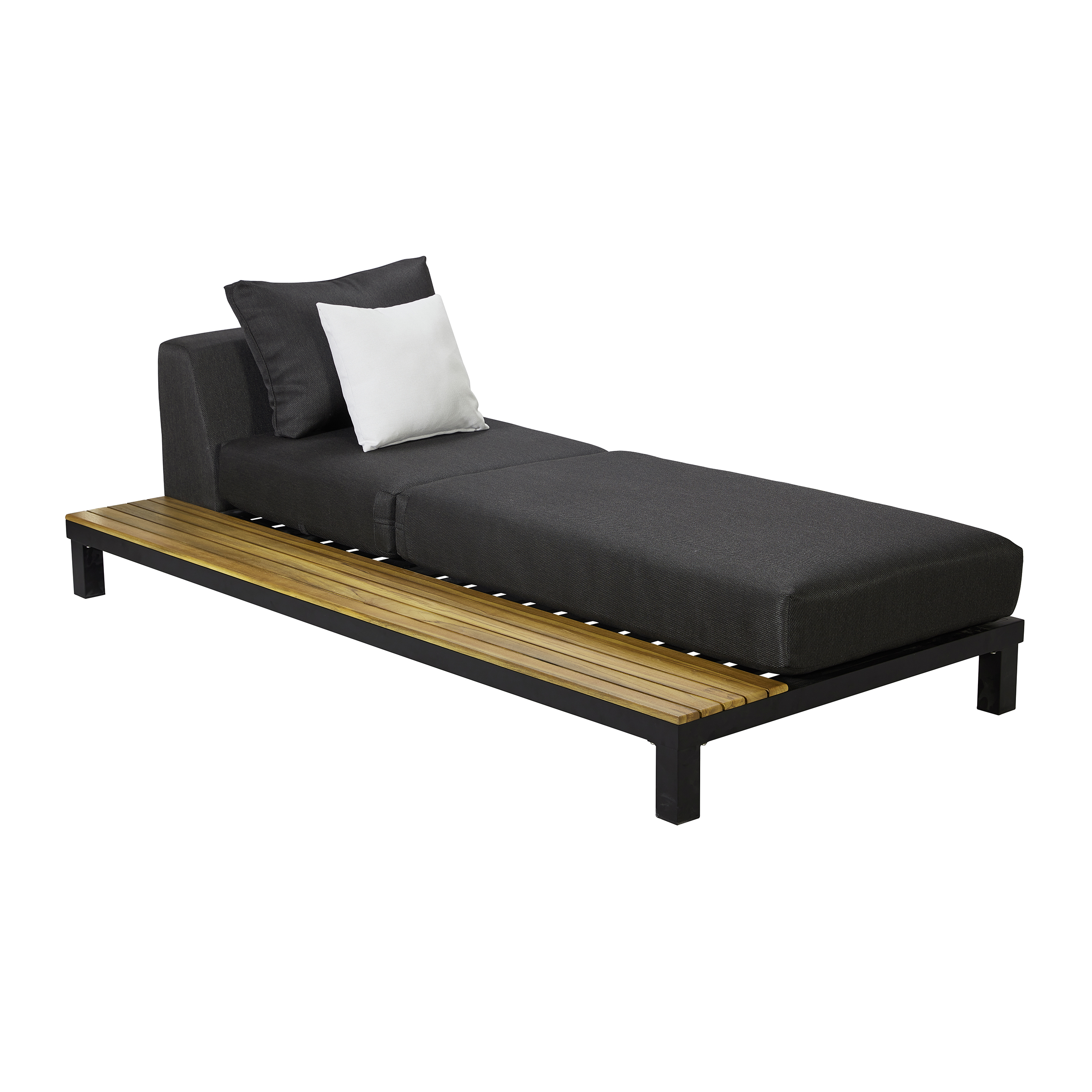 Polo Pro Lounge Metal Wood Anthracite