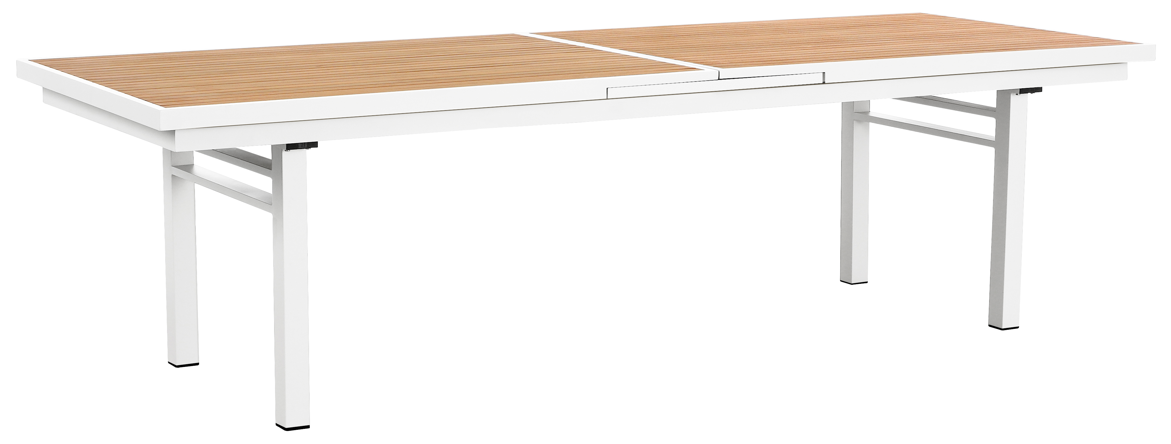 Nofi 2.0 Extendable Garden Table Metal Wood White