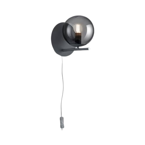 Trio Pure Wall Lamp Glass Anthracite