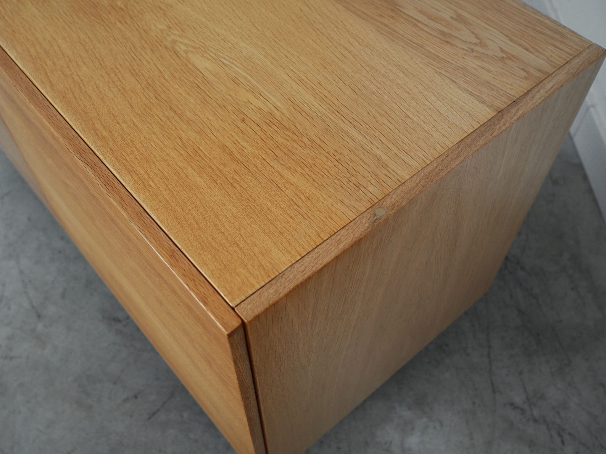 Vintage Armadio Legno Naturale Anni '70