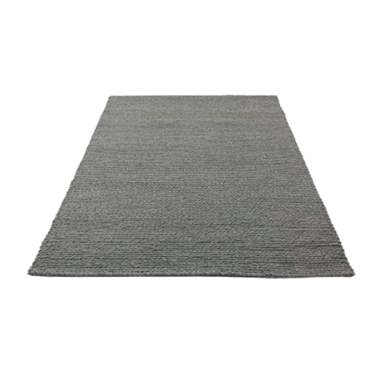 Cable Carpet Wool Felt Anthracite