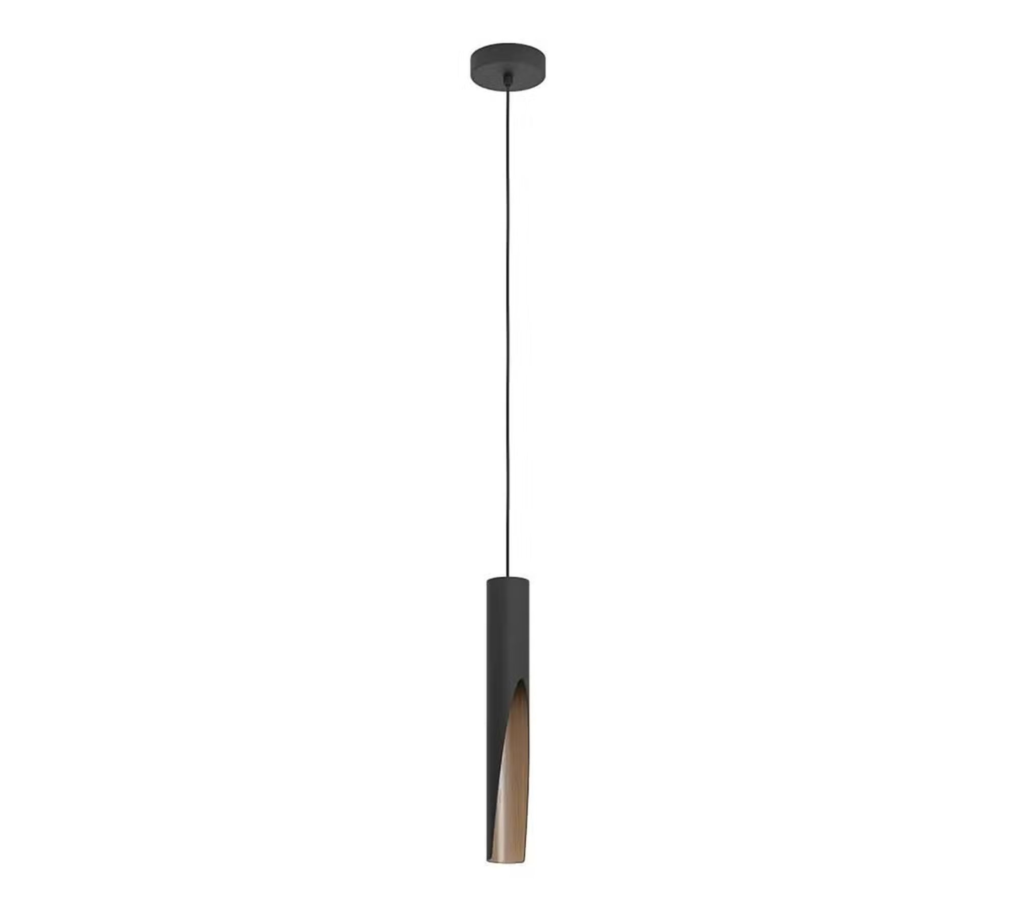 Barbotto Pendant Lamp Steel Wood Composite Brown