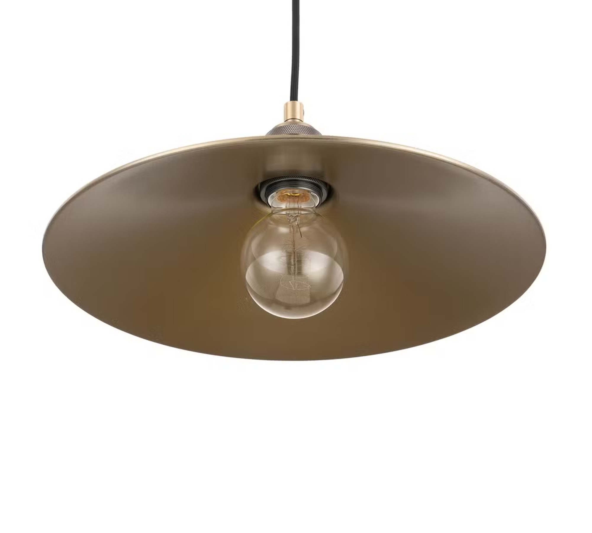 Pendant lamp 1-light metal powder-coated