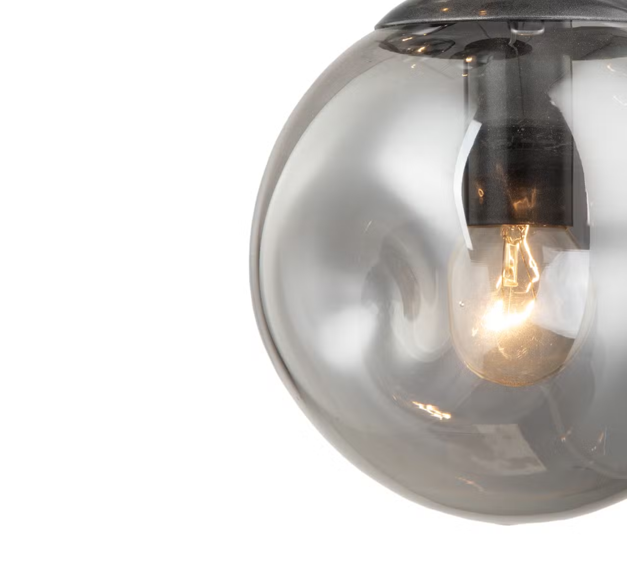 Pendant lamp 1-light Linen Iron