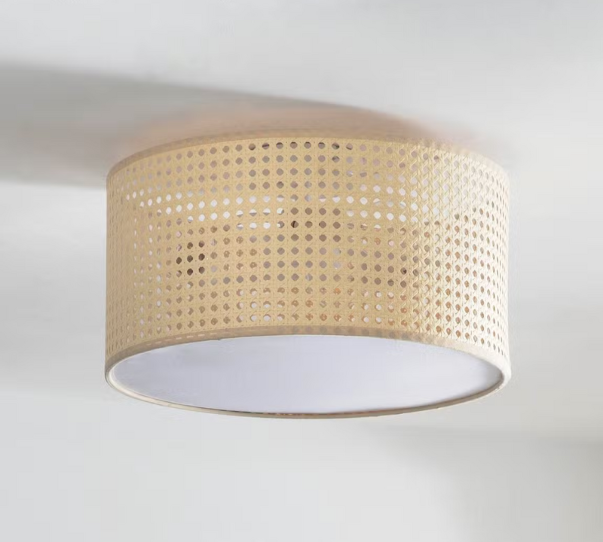 Ceiling light paper metal brushed
