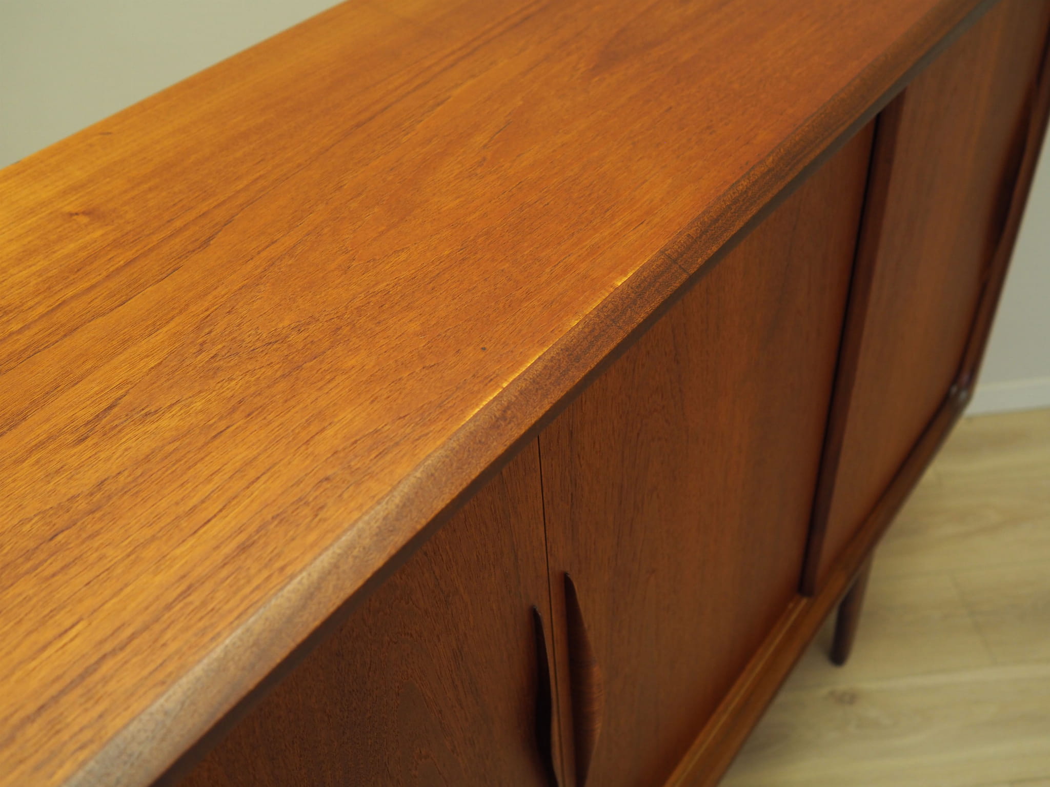 Teak highboard, Danish design, 1970s, production: Denmark