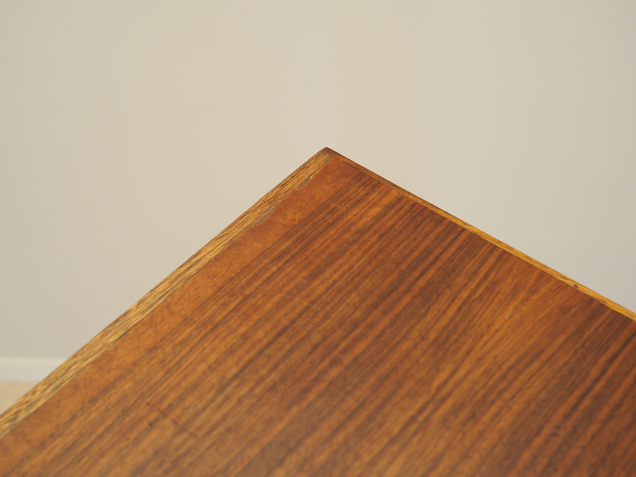 Vintage chest of drawers walnut wood brown 1970s
