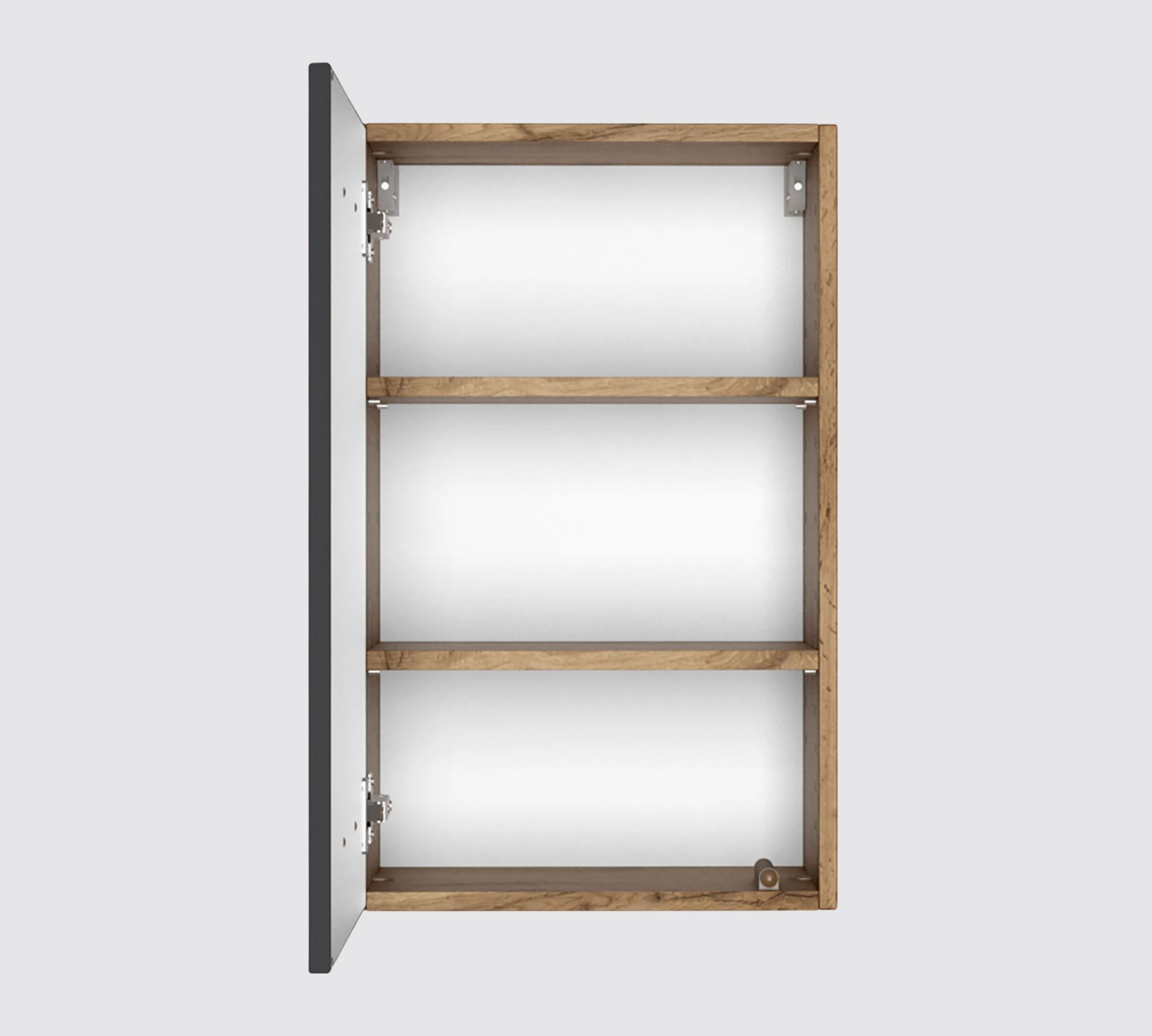 Wall cabinet MDF Coated Matt Grey