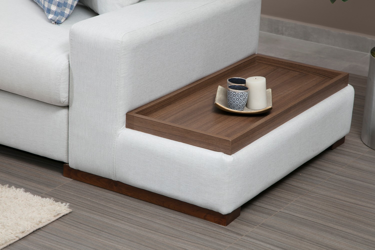 Modern corner sofa White