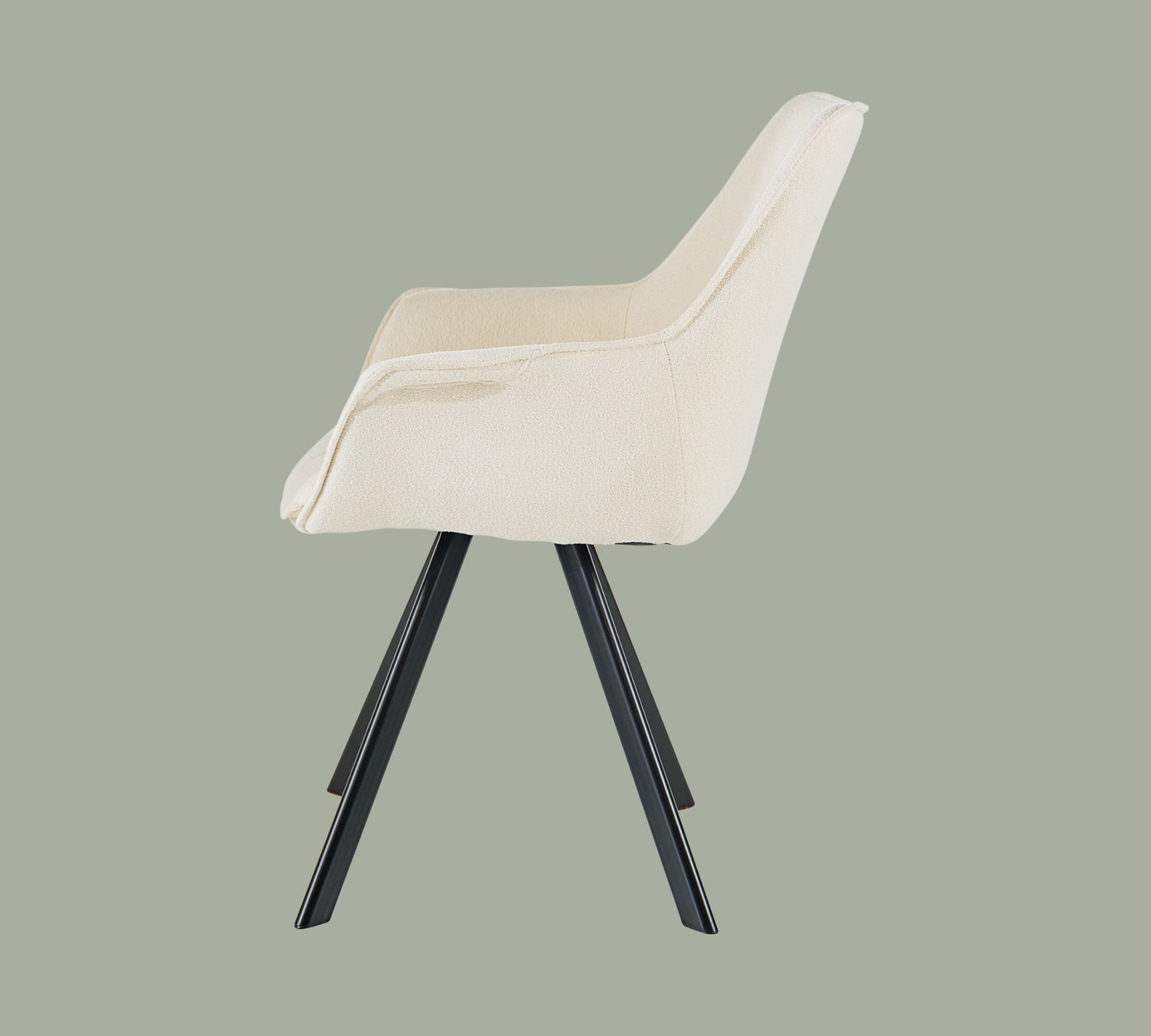 Armchair Woven fabric Beige