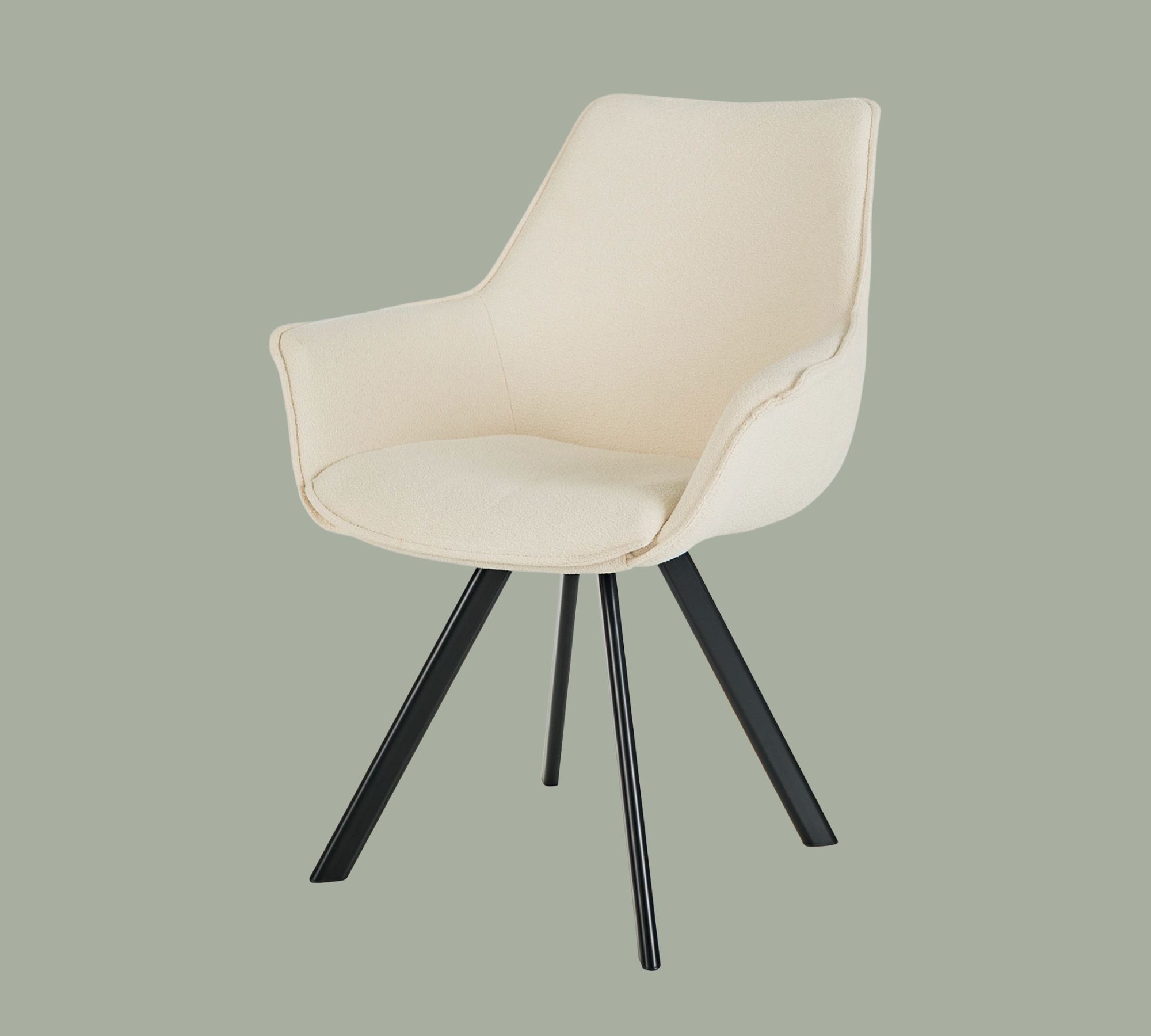 Armchair Woven fabric Beige