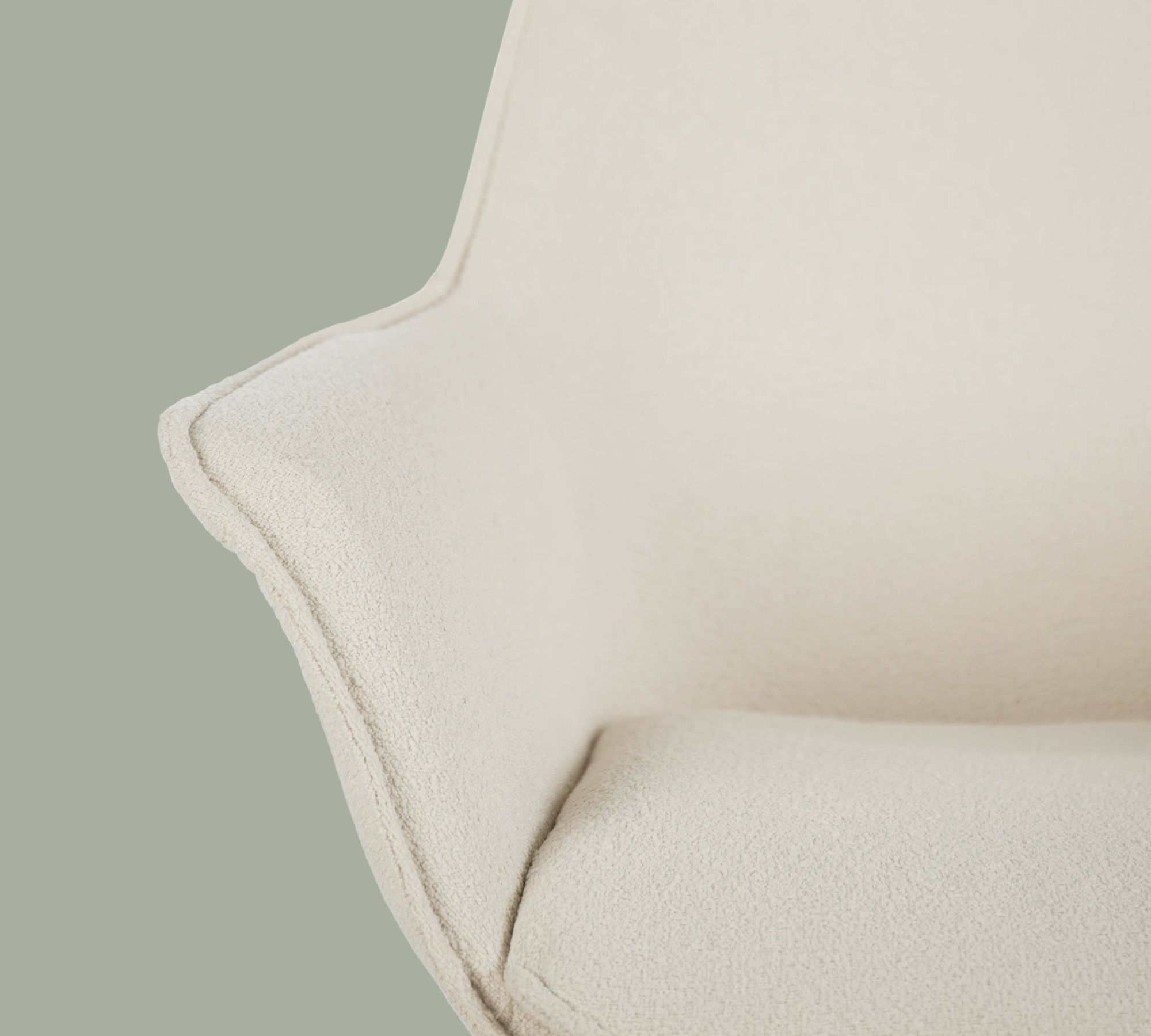 Armchair Woven fabric Beige