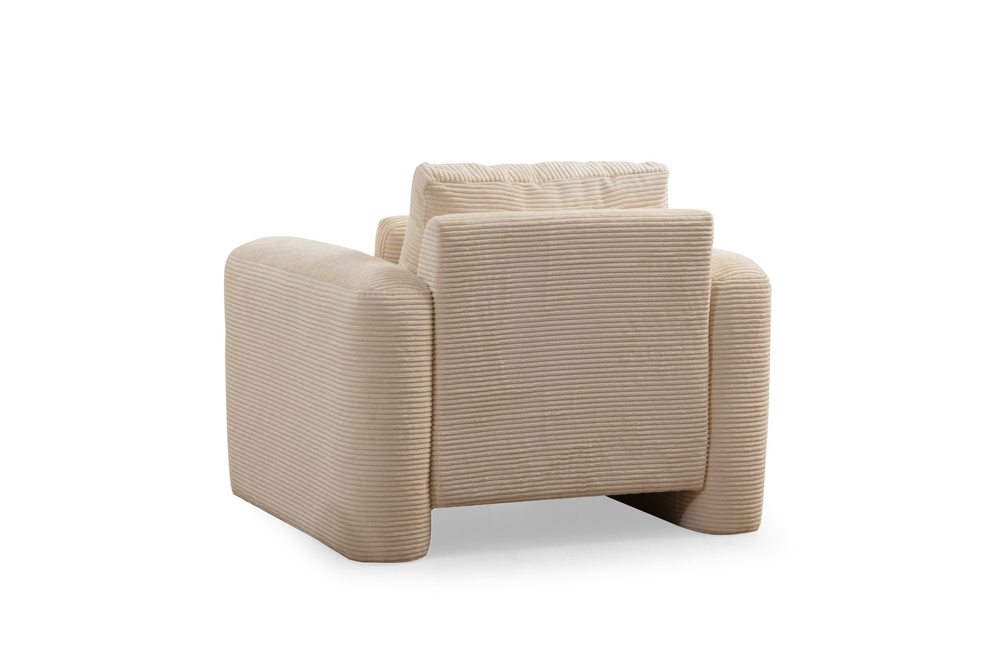 Modern armchair beige