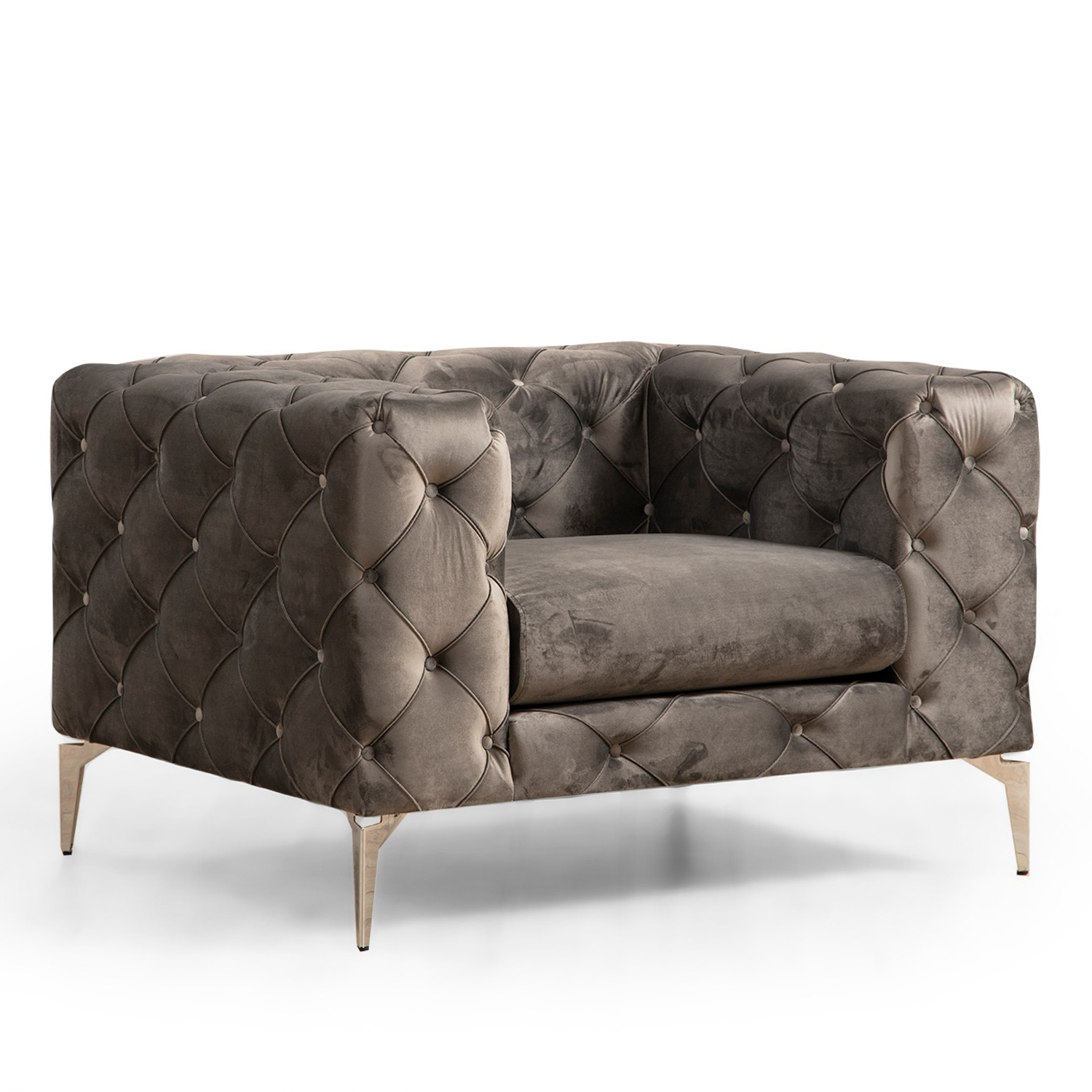 Elegant armchair Anthracite