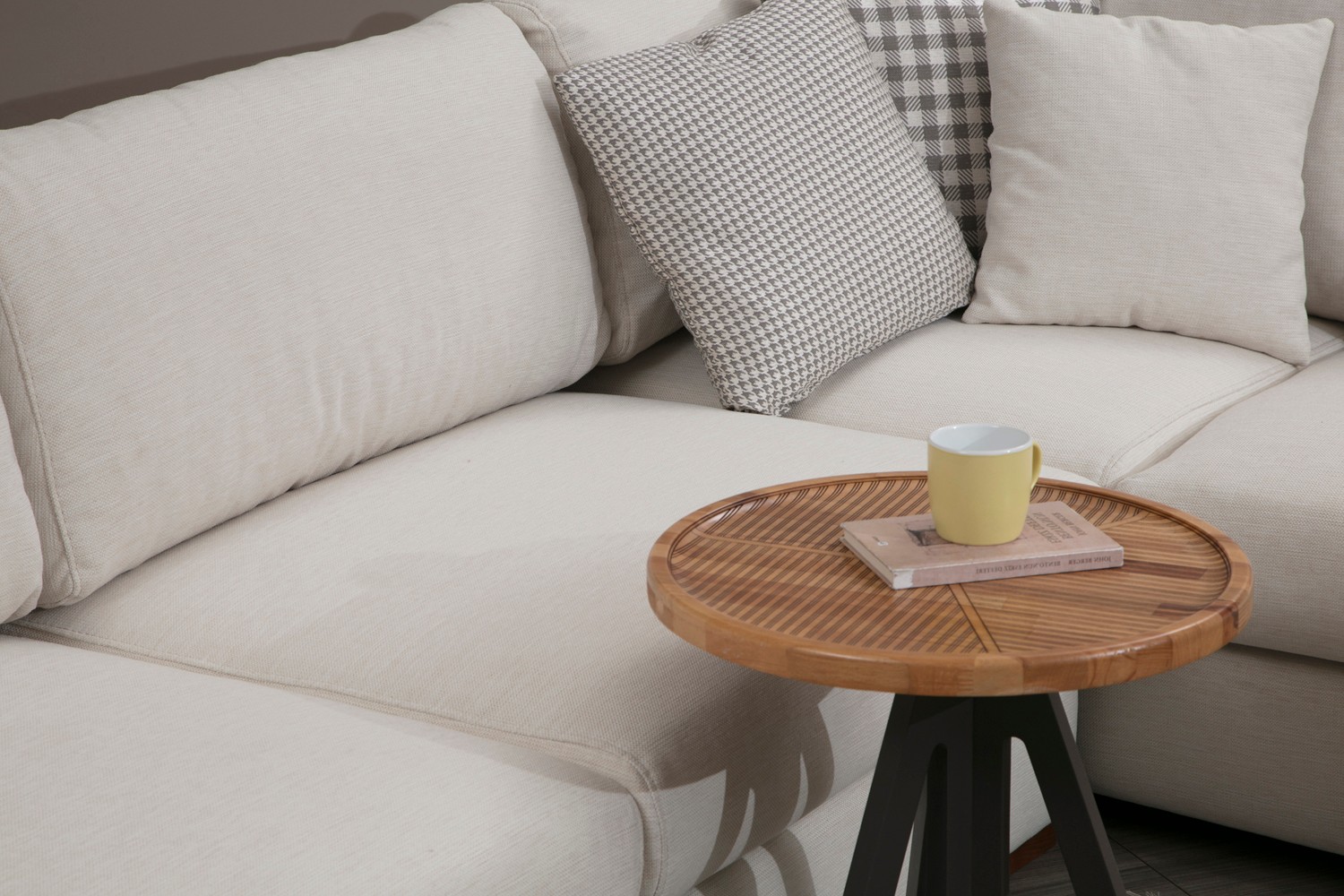 Modern corner sofa White
