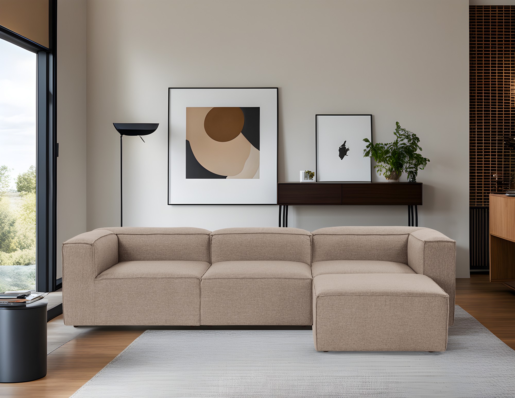 Valentina Sofa Chaise Lounge Right